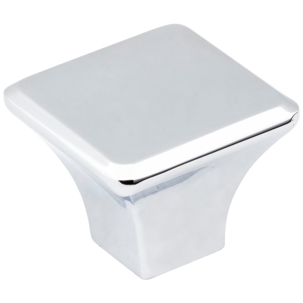 Hardware Resources 7/8" Overall Length Satin Nickel Square Marlo Cabinet Knob
