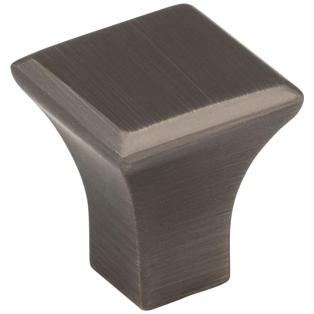Hardware Resources 7/8" Overall Length Satin Nickel Square Marlo Cabinet Knob