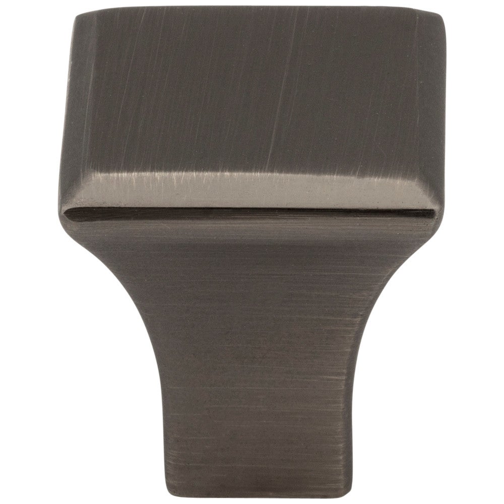 Hardware Resources 7/8" Overall Length Satin Nickel Square Marlo Cabinet Knob
