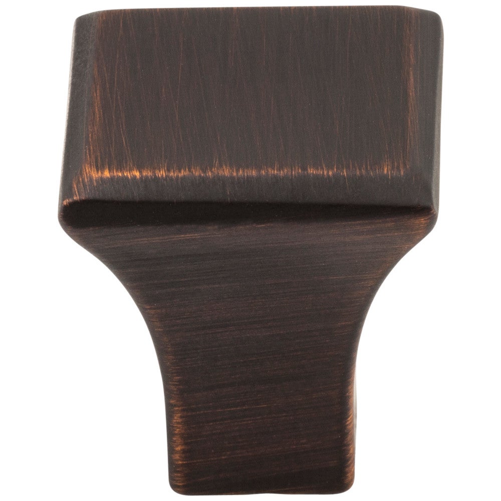 Hardware Resources 7/8" Overall Length Satin Nickel Square Marlo Cabinet Knob