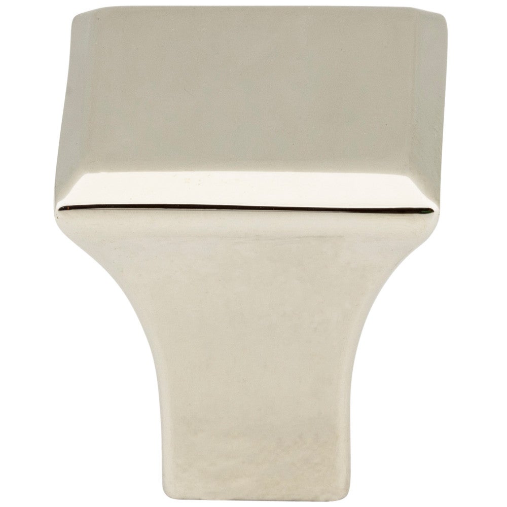 Hardware Resources 7/8" Overall Length Satin Nickel Square Marlo Cabinet Knob