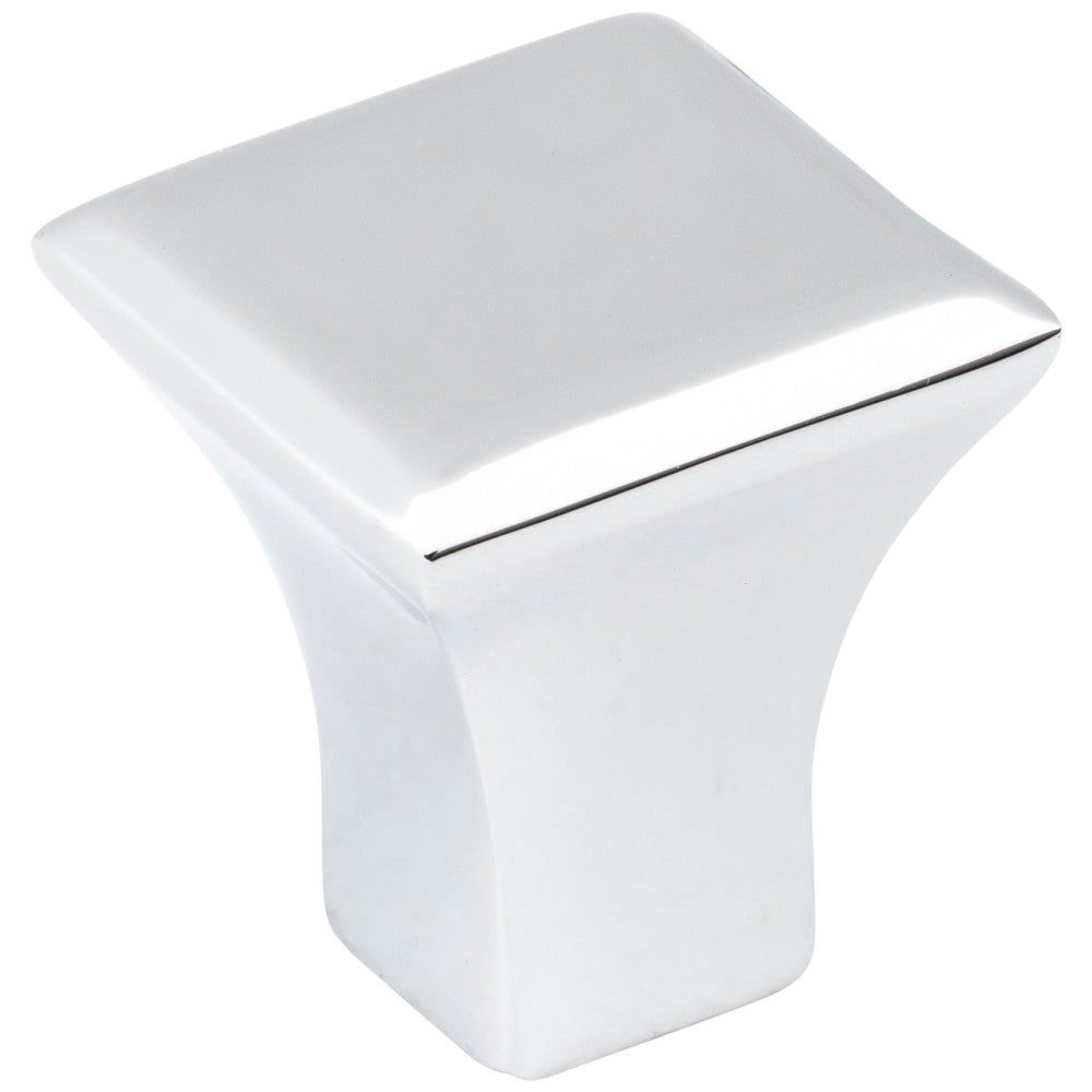 Hardware Resources 7/8" Overall Length Satin Nickel Square Marlo Cabinet Knob