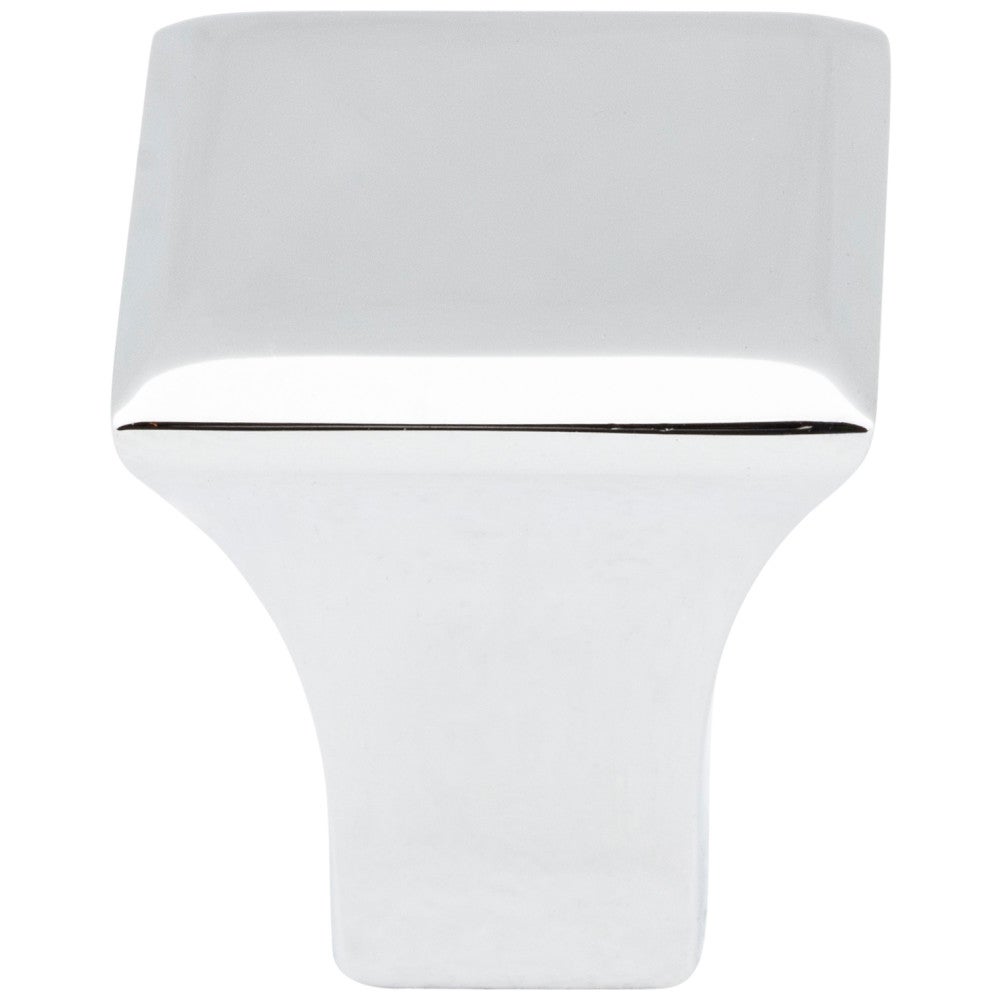 Hardware Resources 7/8" Overall Length Satin Nickel Square Marlo Cabinet Knob