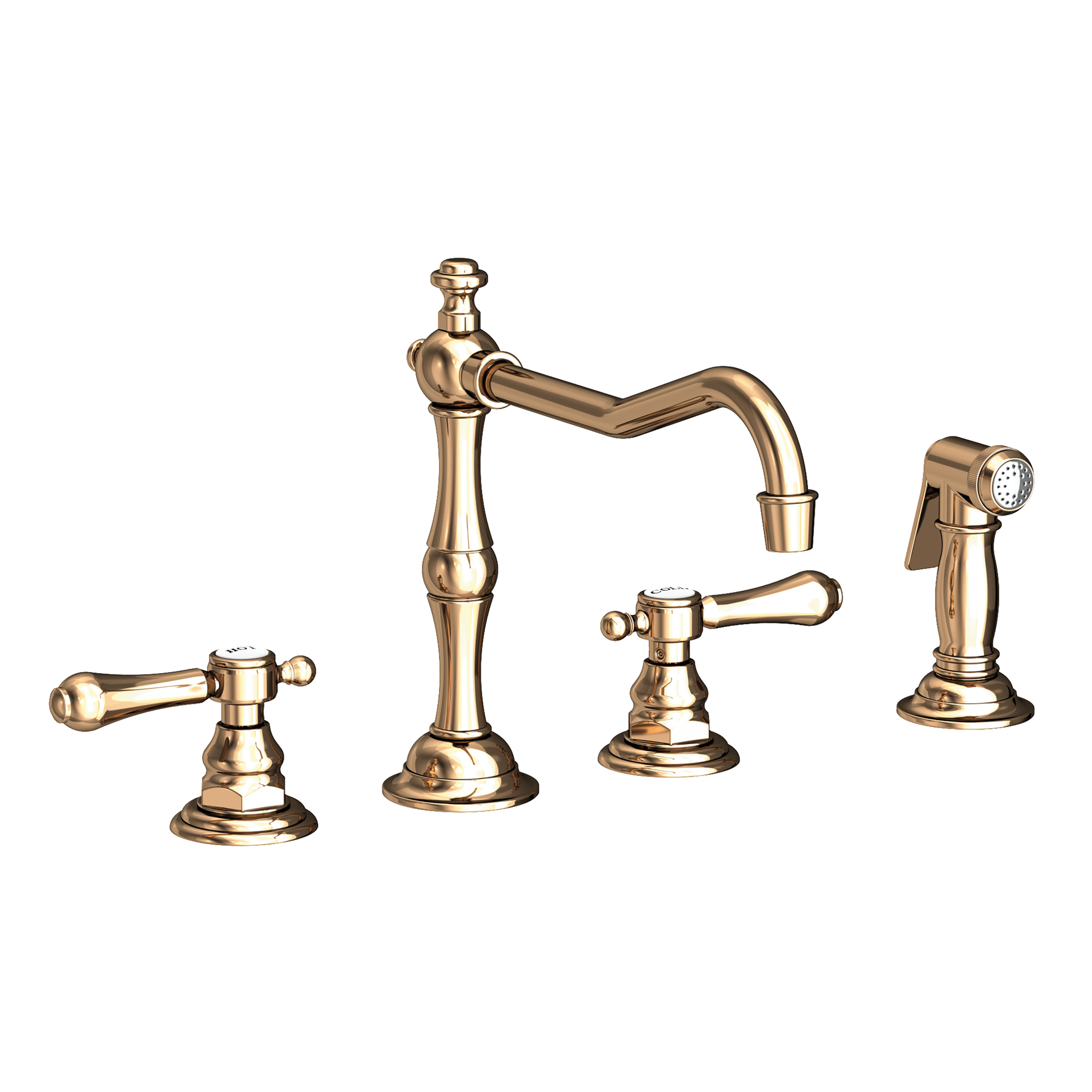 Newport Brass Chesterfield® Kitchen Faucet with Side Spray
