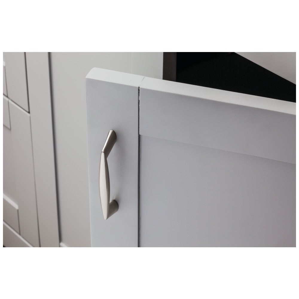 Hardware Resources 3" Center-to-Center Satin Nickel Zachary Cabinet Pull