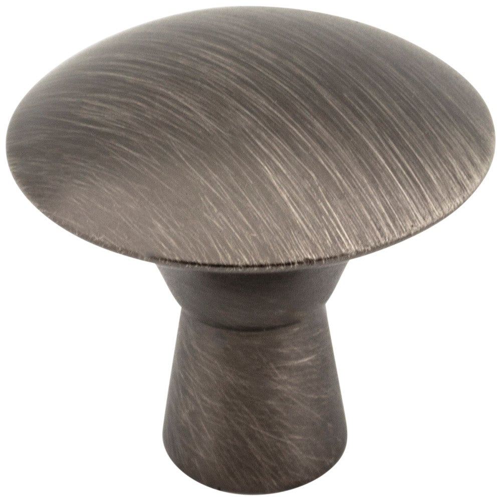 Hardware Resources 1-1/16" Diameter Satin Nickel Zachary Cabinet Mushroom Knob
