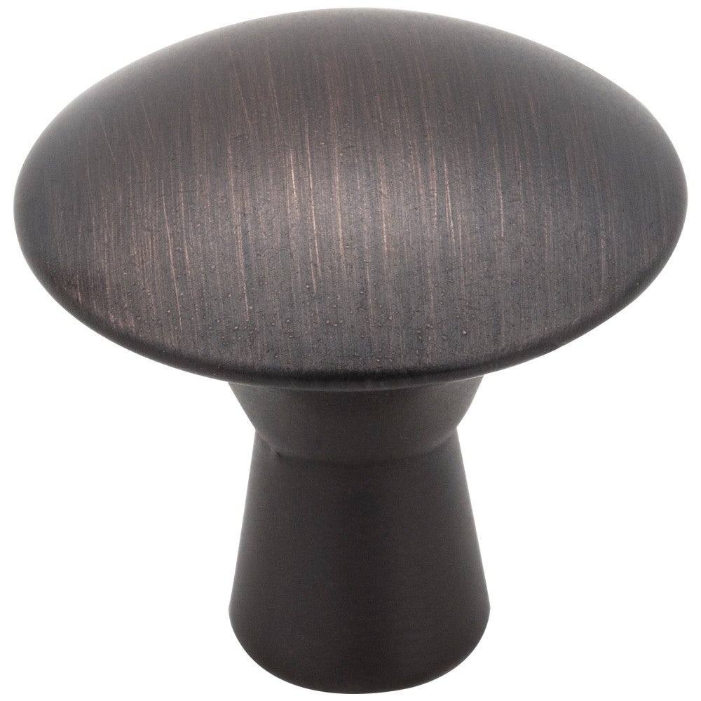 Hardware Resources 1-1/16" Diameter Satin Nickel Zachary Cabinet Mushroom Knob
