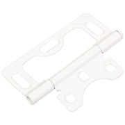 Hardware Resources 3" Swaged Loose Pin Non-Mortise Hinge with 3 Slots - White