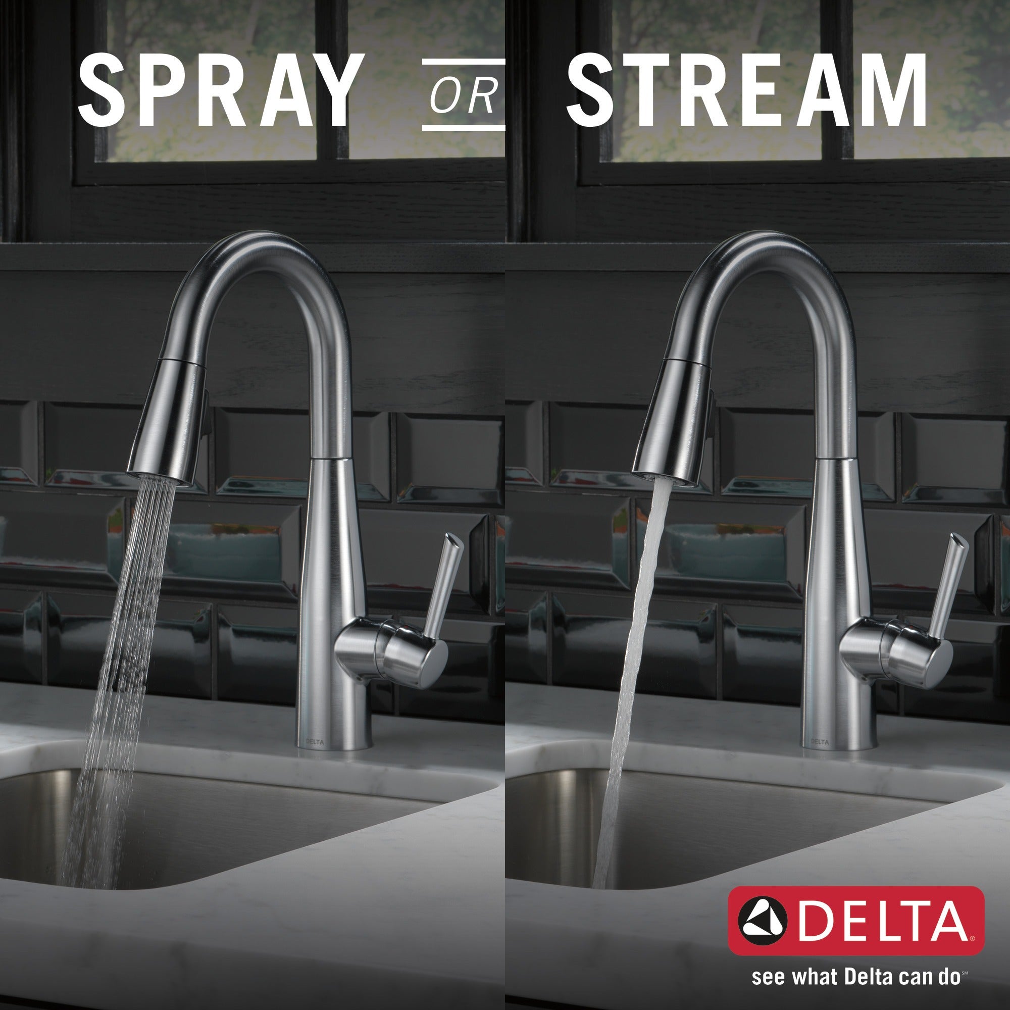 Delta Essa® Single Handle Pull-Down Bar / Prep Faucet