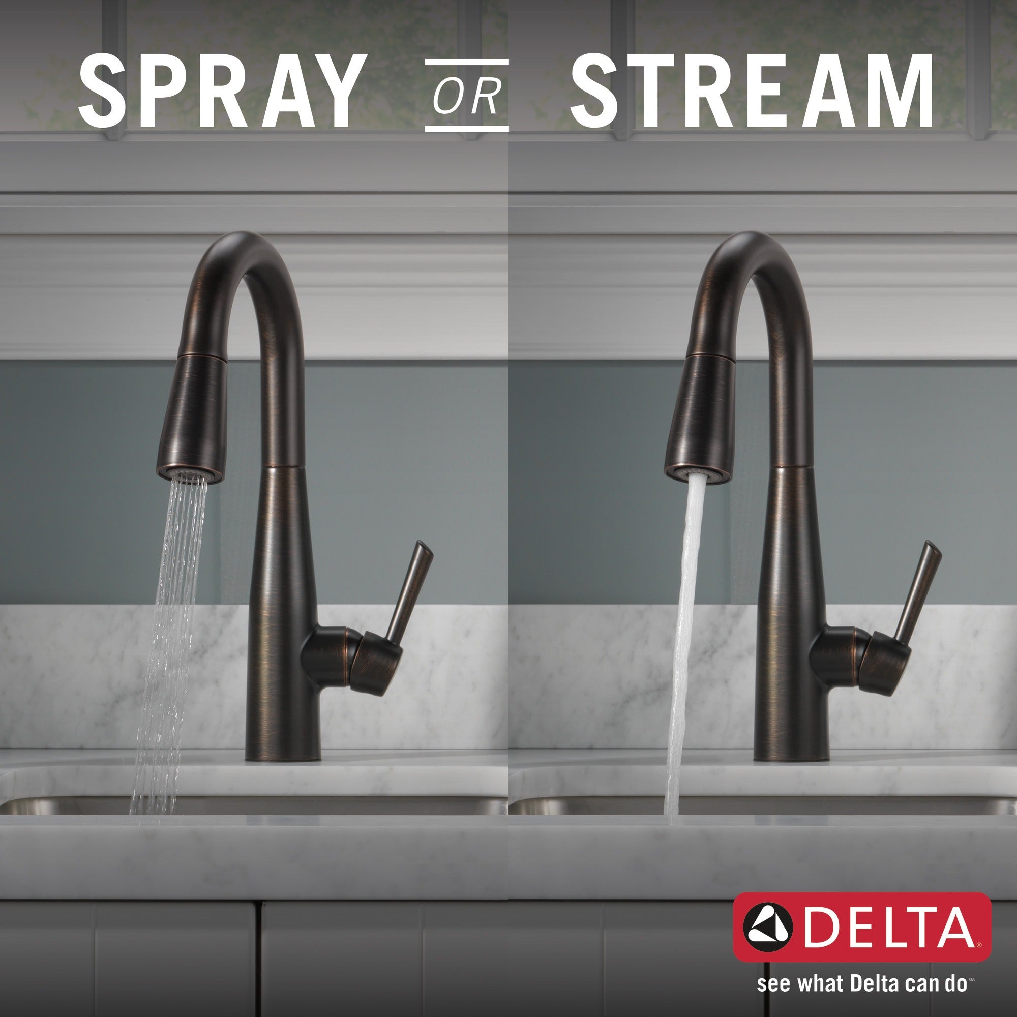 Delta Essa® Single Handle Pull-Down Bar / Prep Faucet