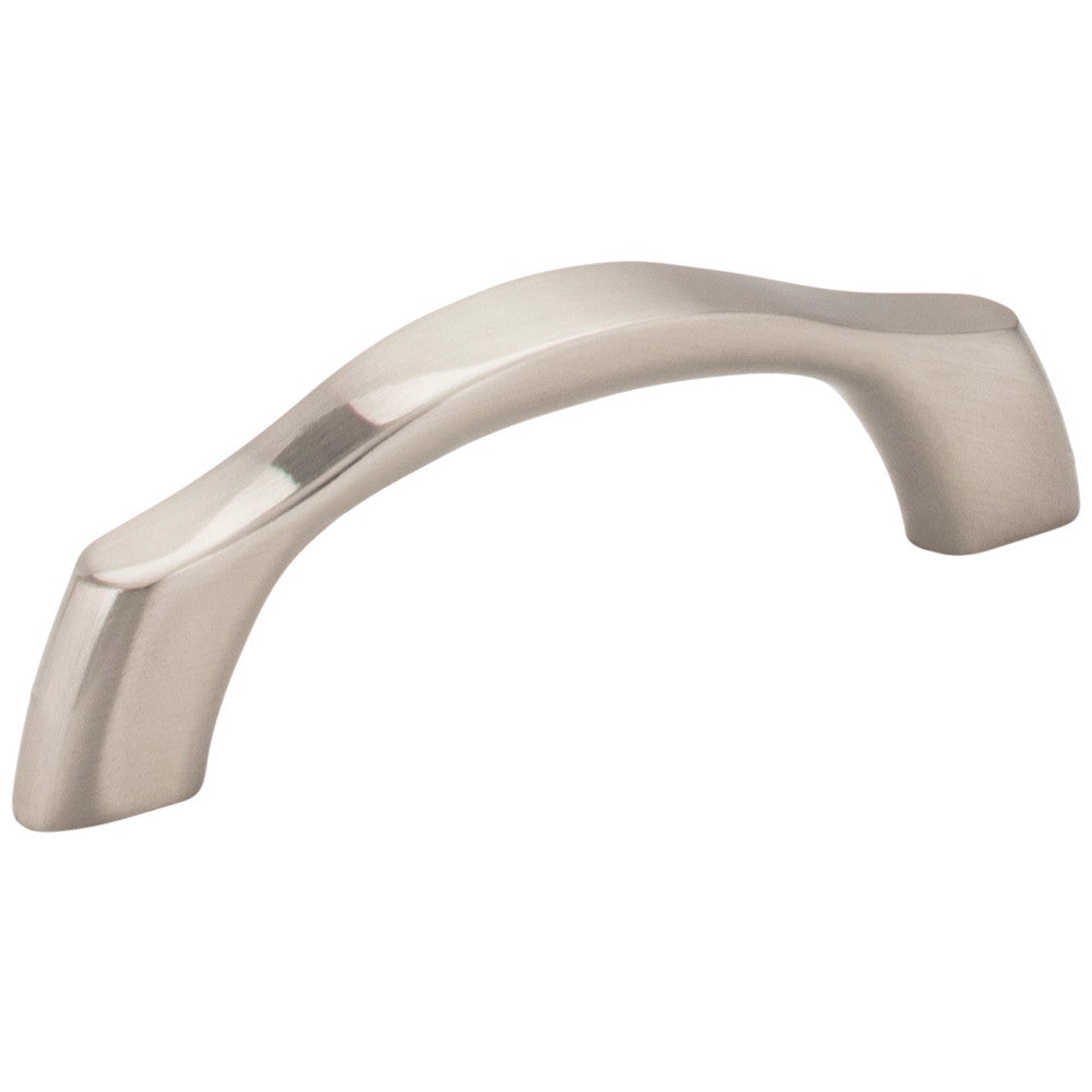Hardware Resources 3" Center-to-Center Satin Nickel Aiden Cabinet Pull