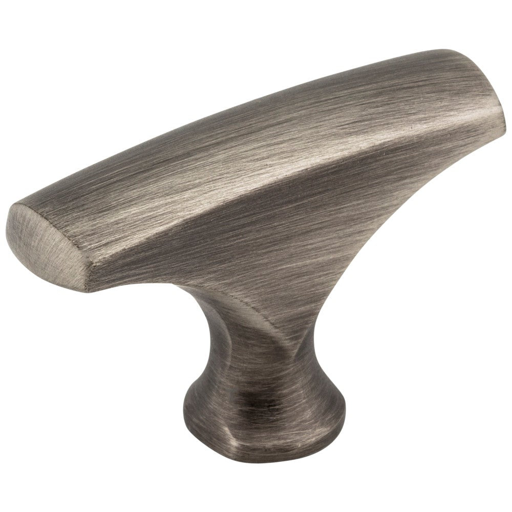 Hardware Resources 1-5/8" Overall Length Satin Nickel Aiden Cabinet "T" Knob