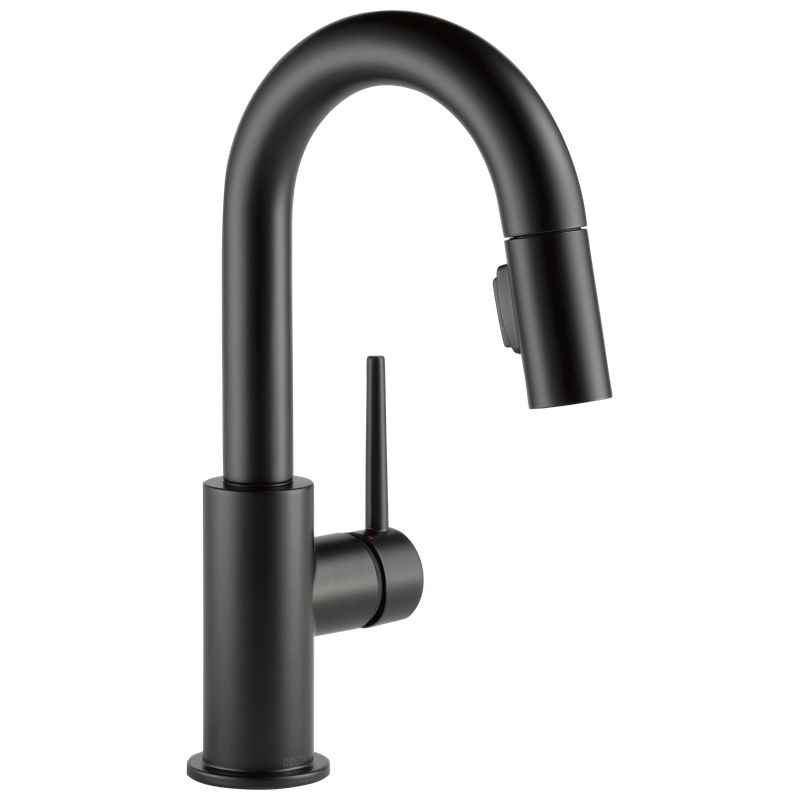 Delta Trinsic® Single Handle Pull-Down Bar/Prep Kitchen Limited Swivel