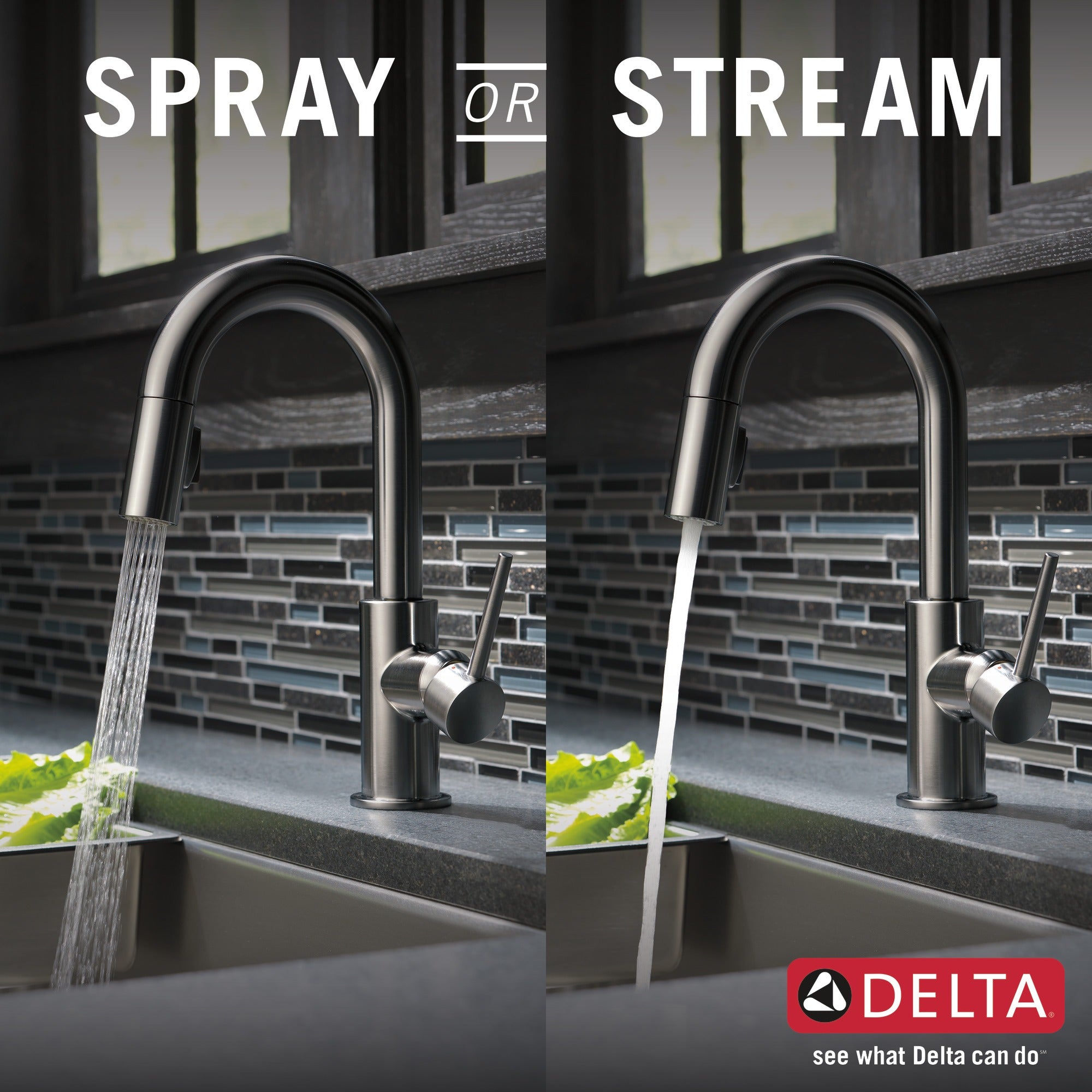 Delta Trinsic® Single Handle Pull-Down Bar/Prep Faucet