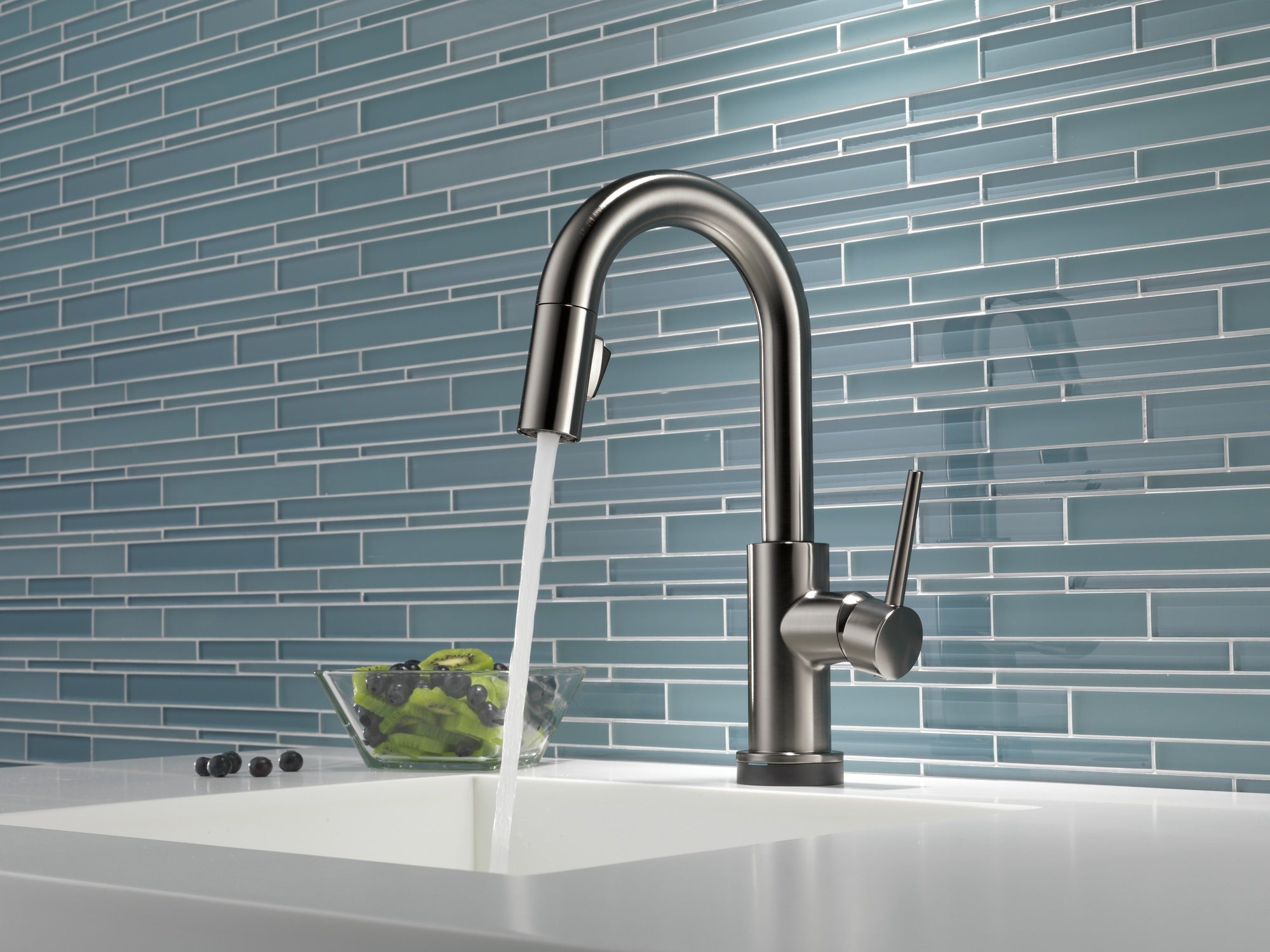 Delta Trinsic® Single Handle Pull-Down Bar/Prep Faucet with Touch