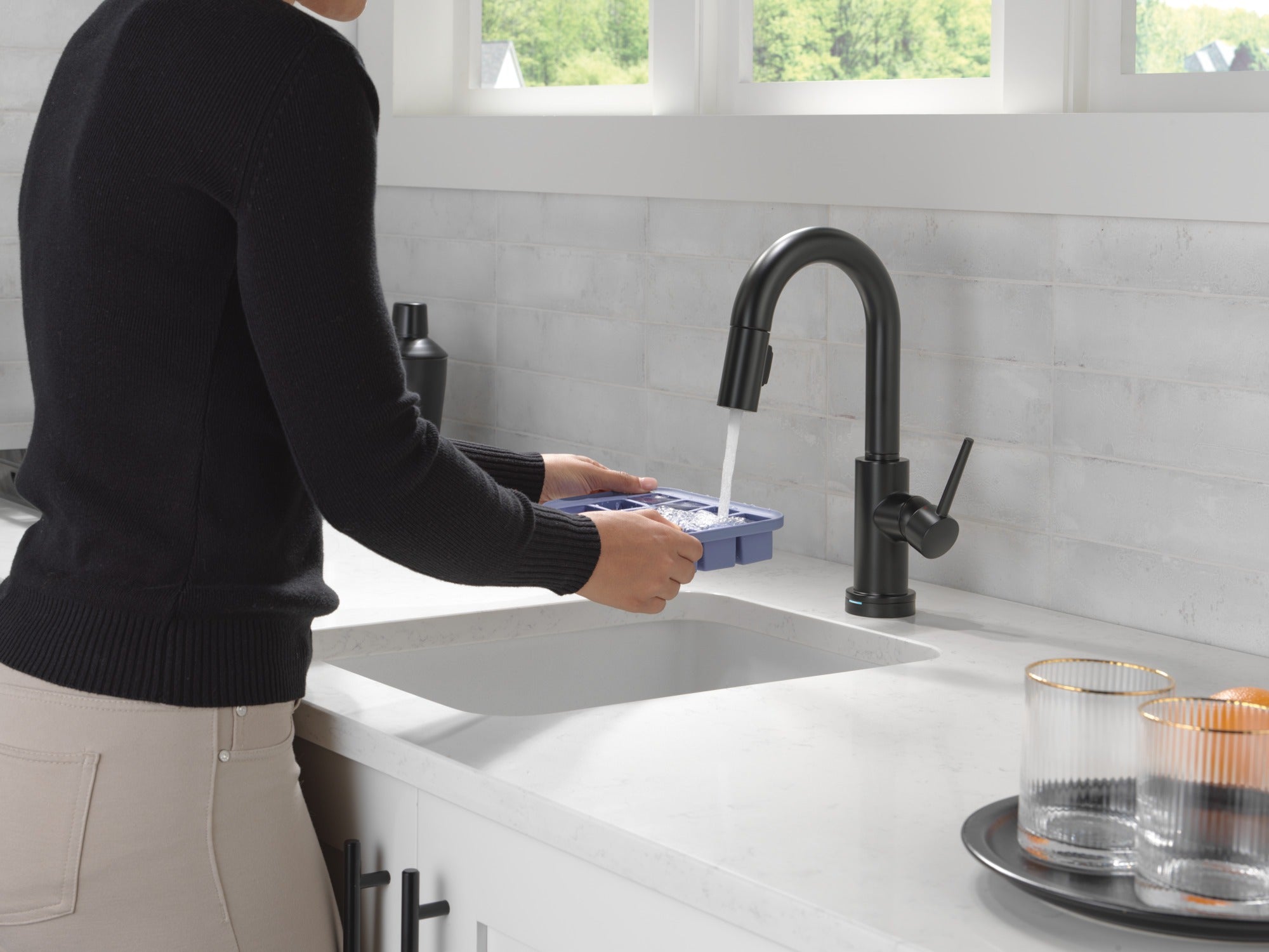 Delta Trinsic® Touch2O® Bar / Prep Faucet with Touchless Technology