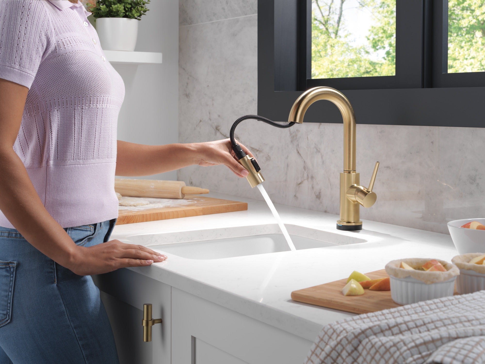 Delta Trinsic® Touch2O® Bar / Prep Faucet with Touchless Technology