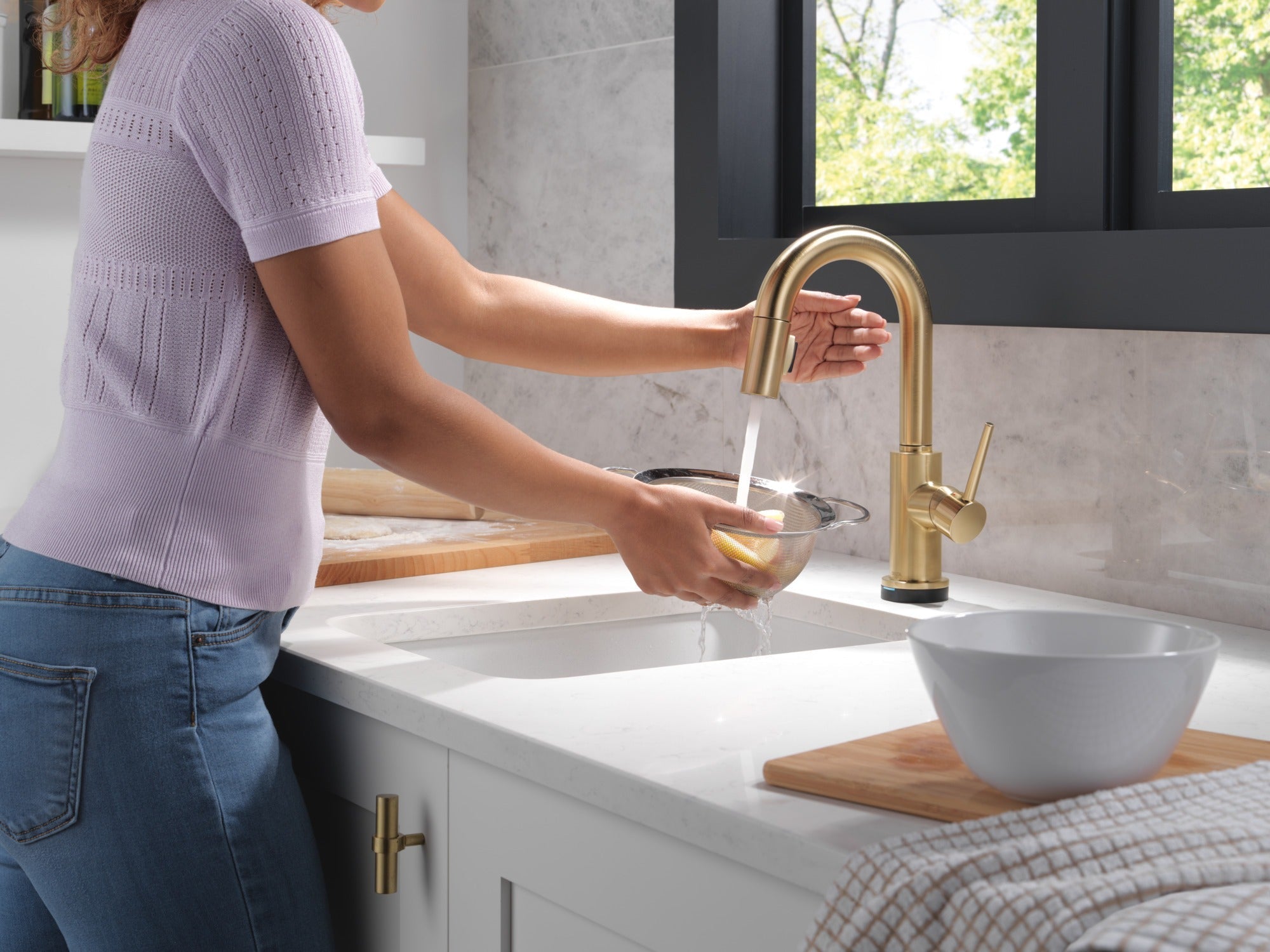 Delta Trinsic® Touch2O® Bar / Prep Faucet with Touchless Technology