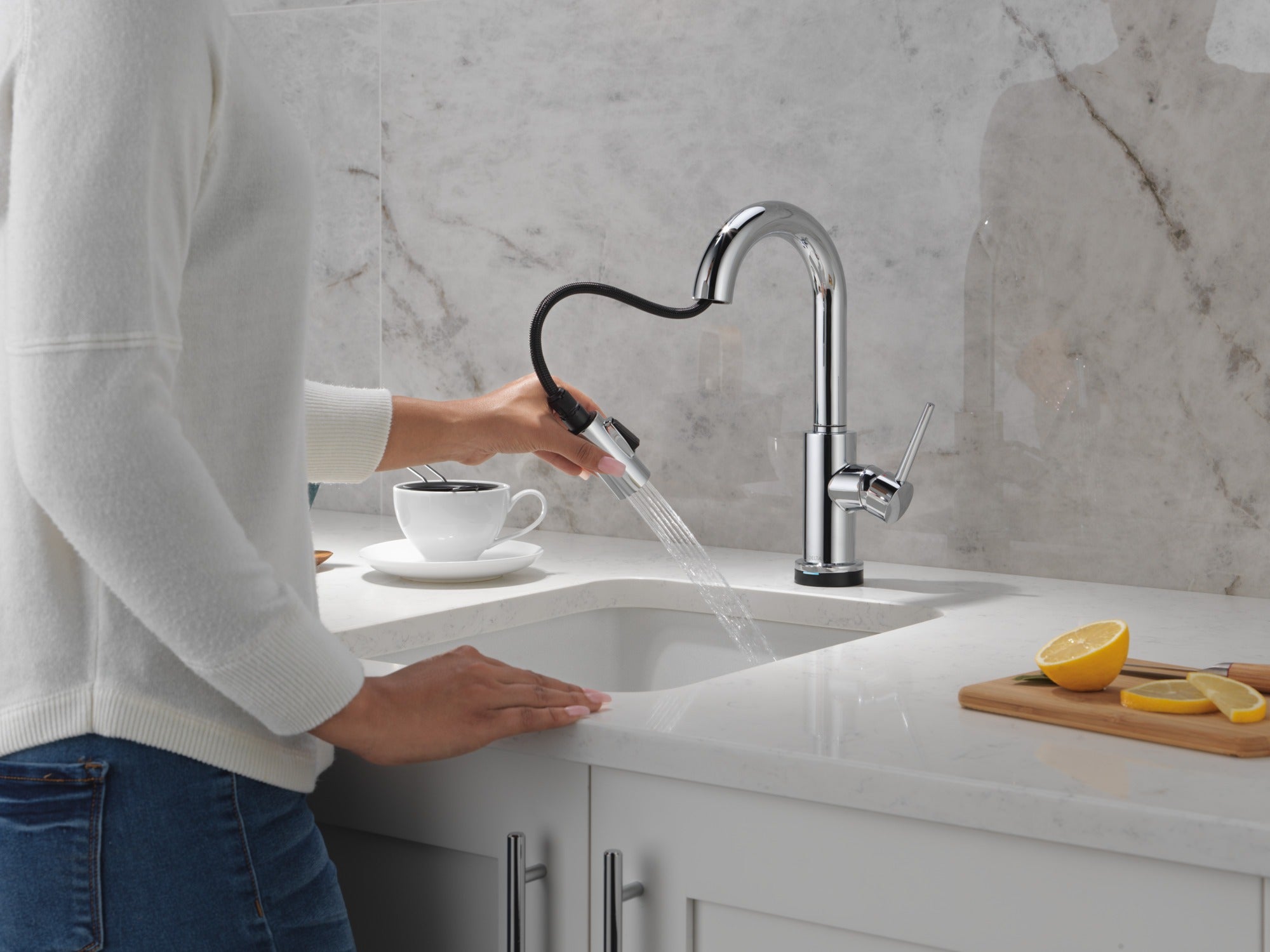 Delta Trinsic® Touch2O® Bar / Prep Faucet with Touchless Technology