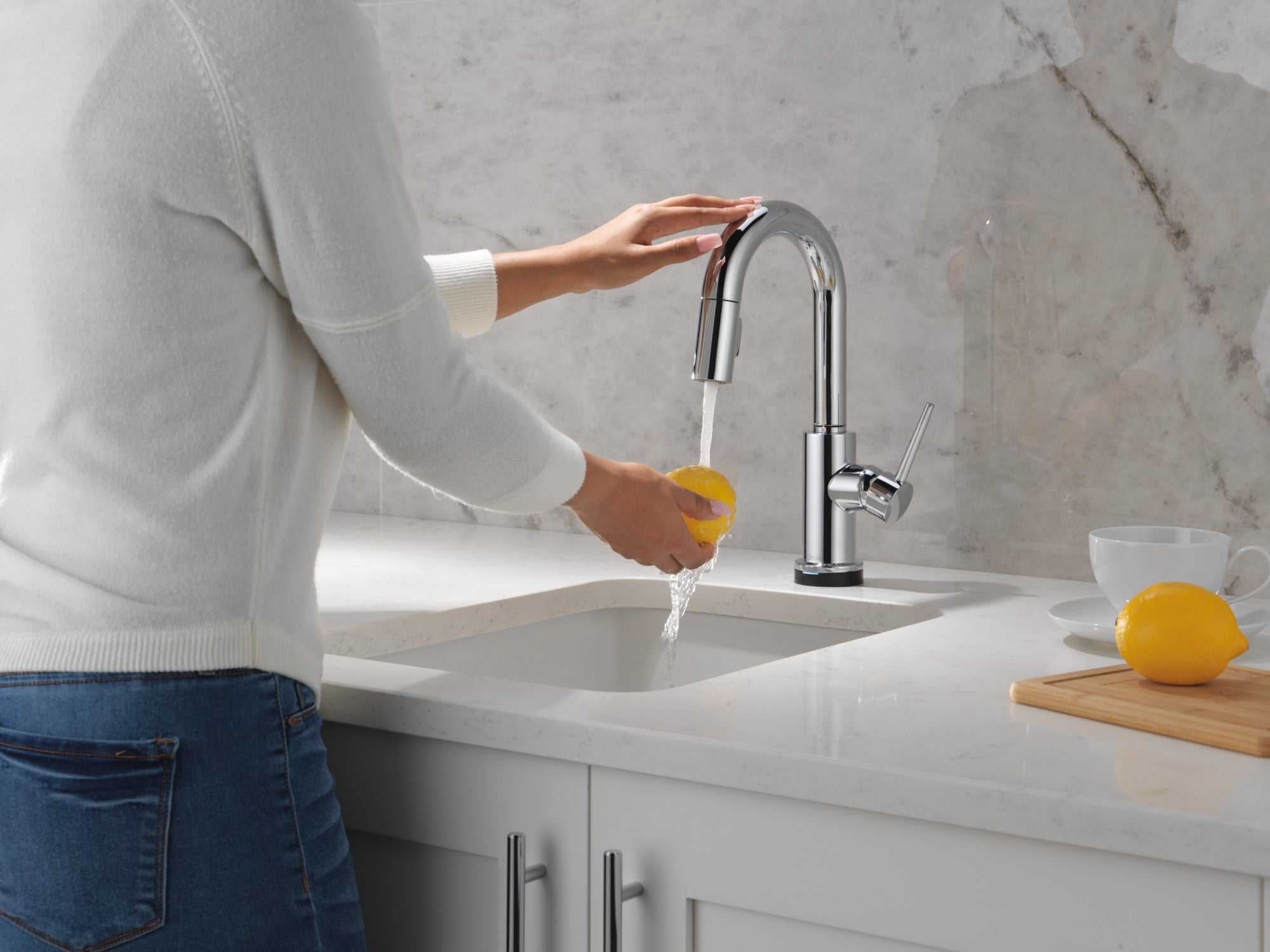 Delta Trinsic® Touch2O® Bar / Prep Faucet with Touchless Technology