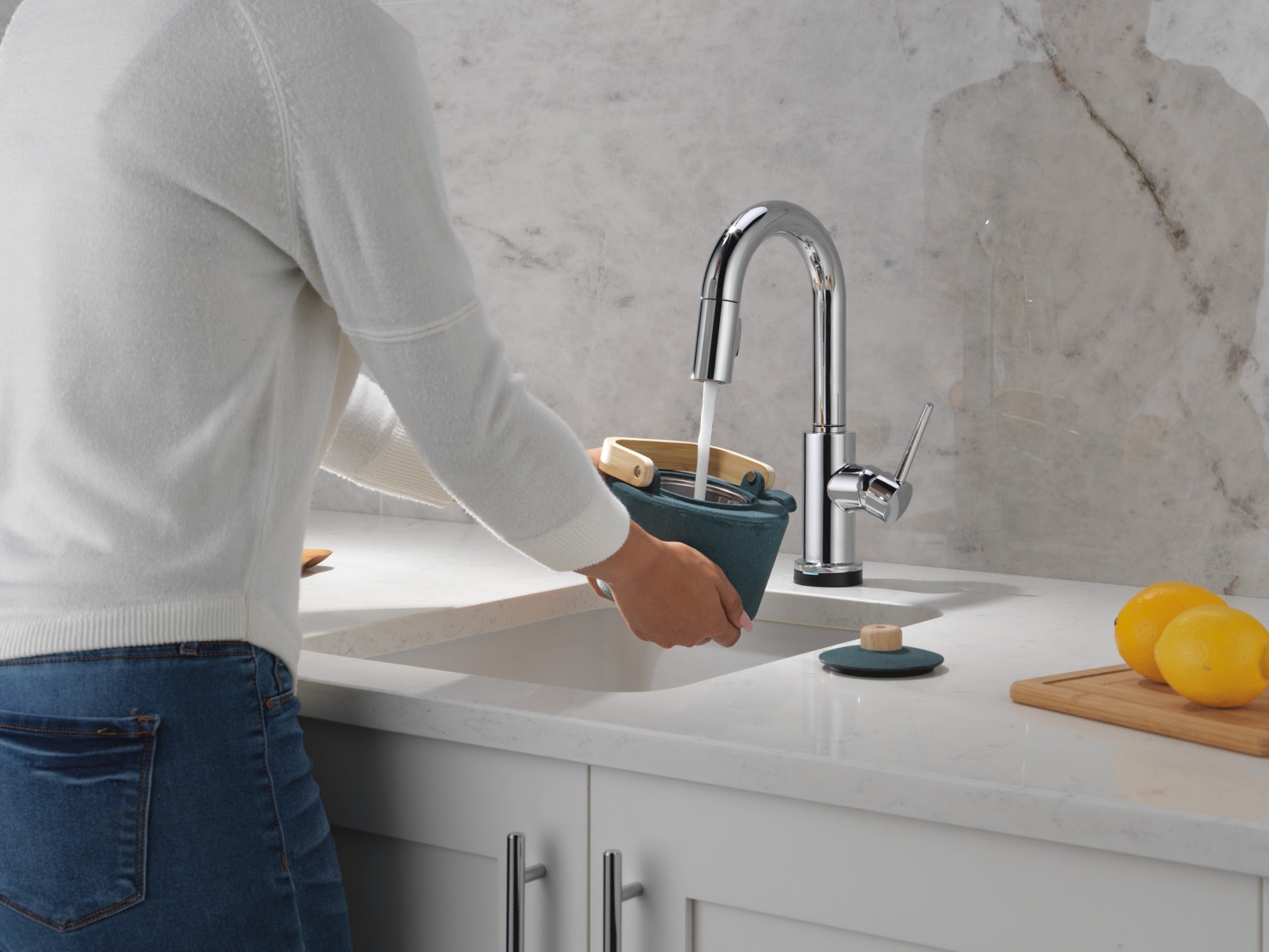 Delta Trinsic® Touch2O® Bar / Prep Faucet with Touchless Technology