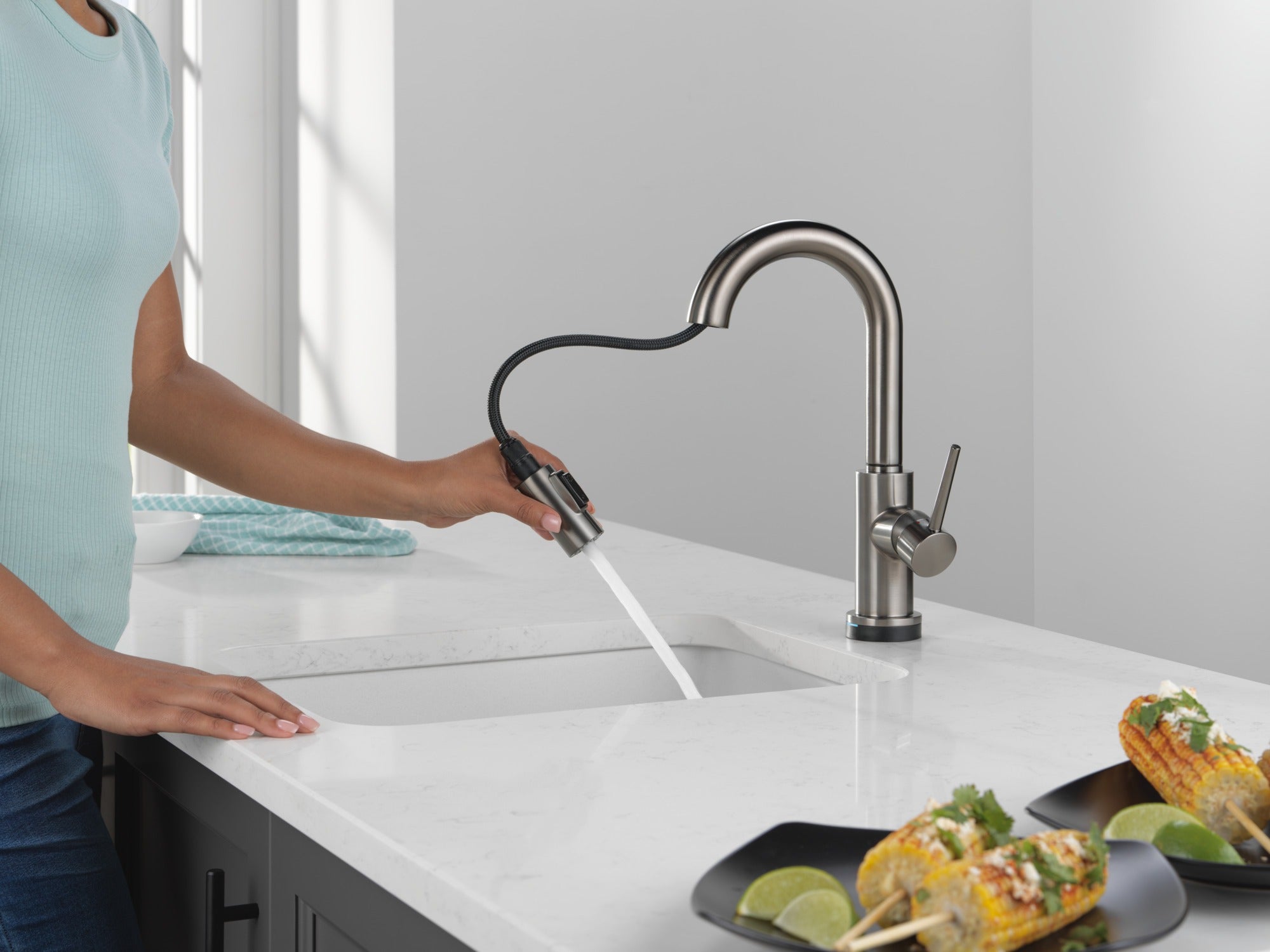 Delta Trinsic® Touch2O® Bar / Prep Faucet with Touchless Technology