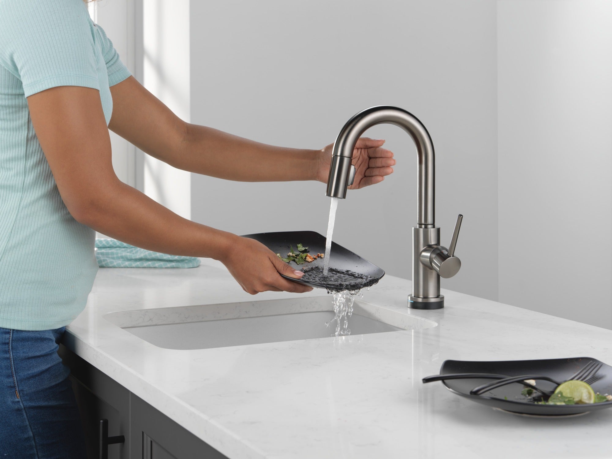 Delta Trinsic® Touch2O® Bar / Prep Faucet with Touchless Technology