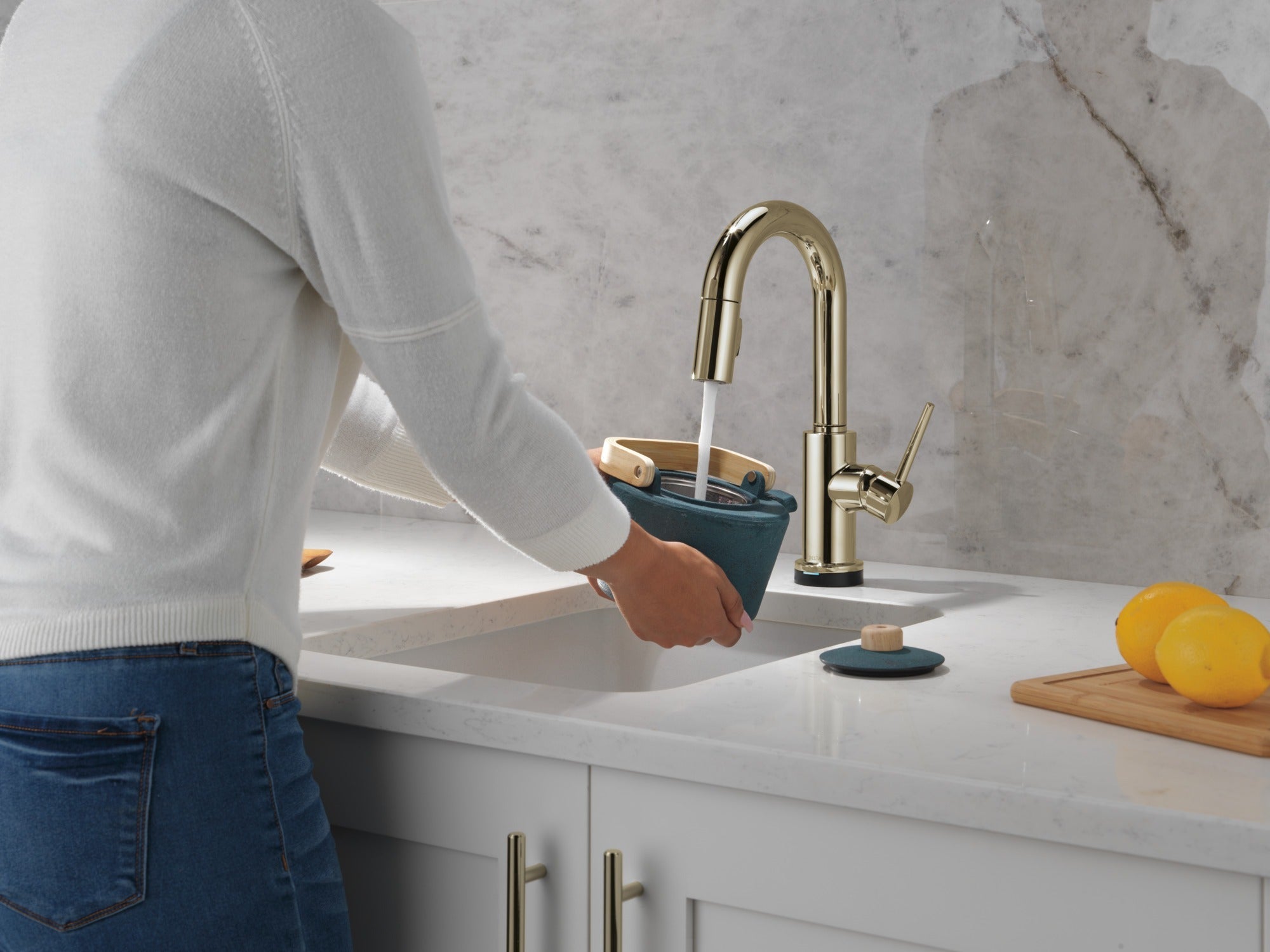 Delta Trinsic® Touch2O® Bar / Prep Faucet with Touchless Technology
