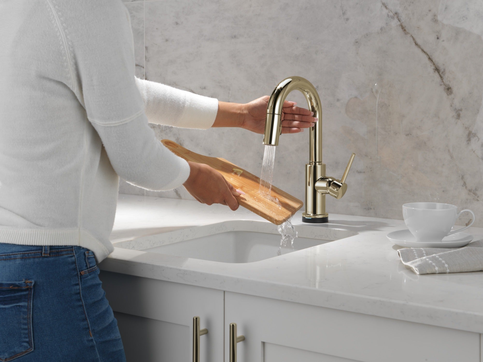 Delta Trinsic® Touch2O® Bar / Prep Faucet with Touchless Technology