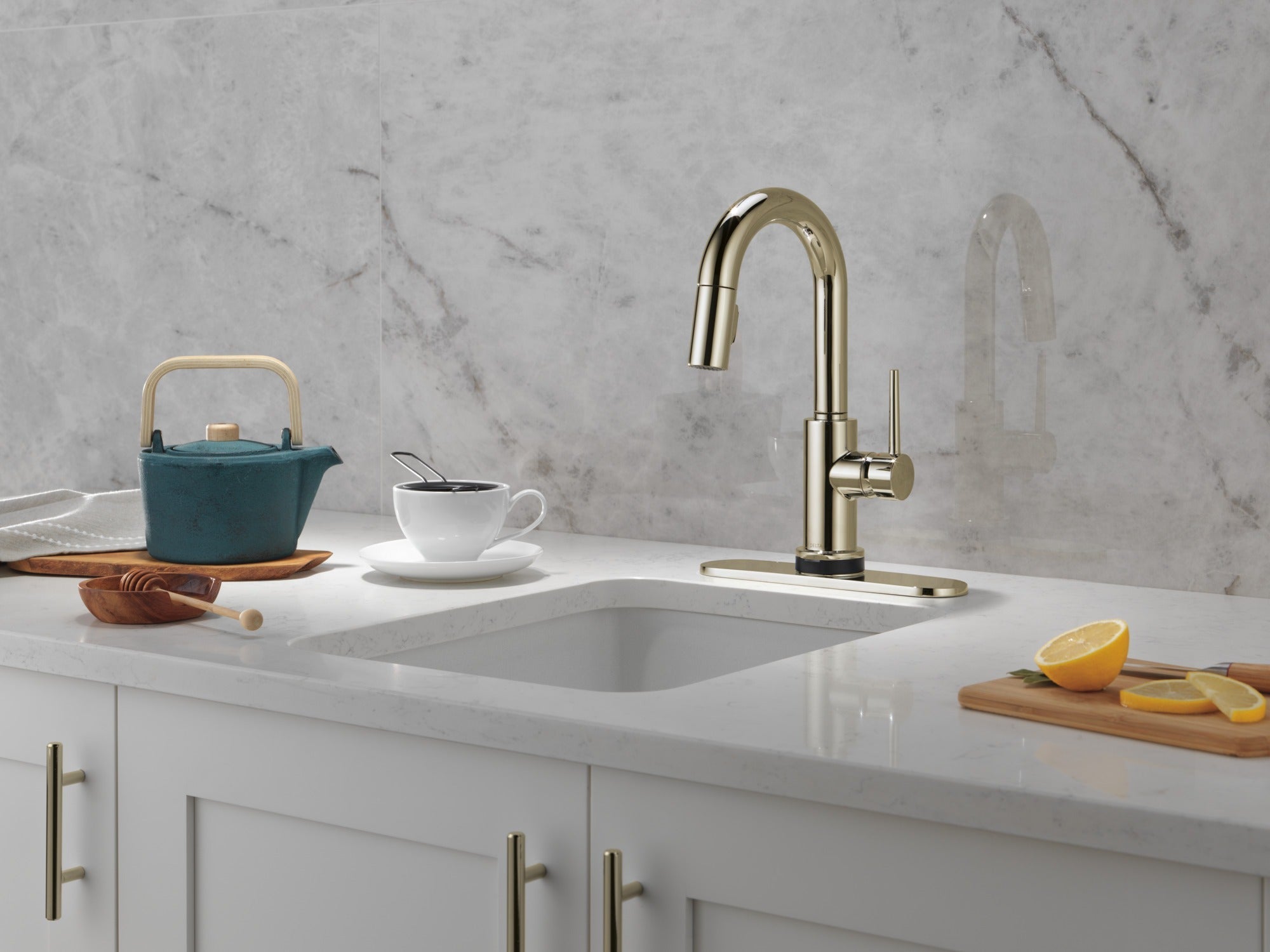 Delta Trinsic® Touch2O® Bar / Prep Faucet with Touchless Technology