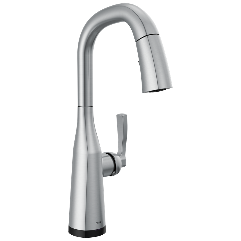 Delta Stryke® Single Handle Pull-Down Bar/Prep Faucet with Touch<sub>2</sub>O® Technology