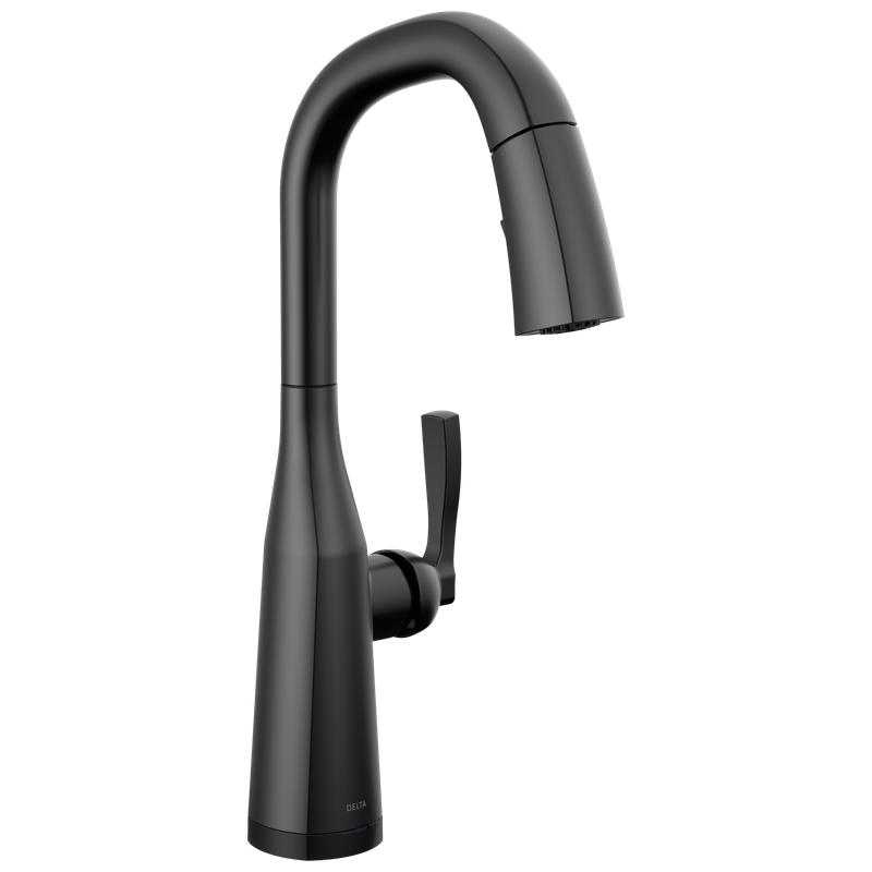 Delta Stryke® Single Handle Pull-Down Bar/Prep Faucet with Touch<sub>2</sub>O® Technology