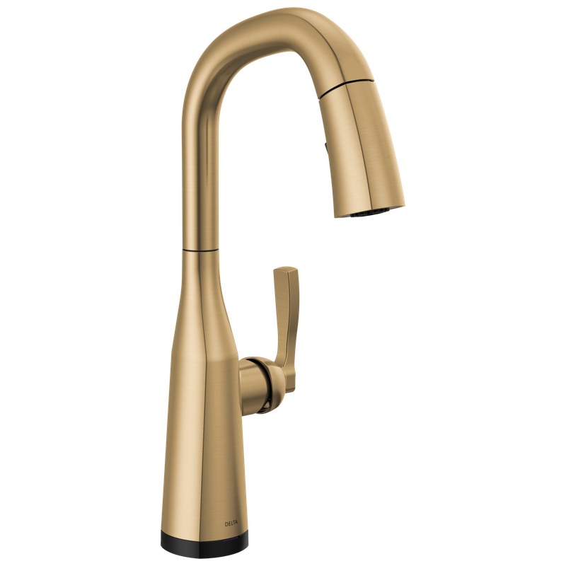 Delta Stryke® Single Handle Pull-Down Bar/Prep Faucet with Touch<sub>2</sub>O® Technology