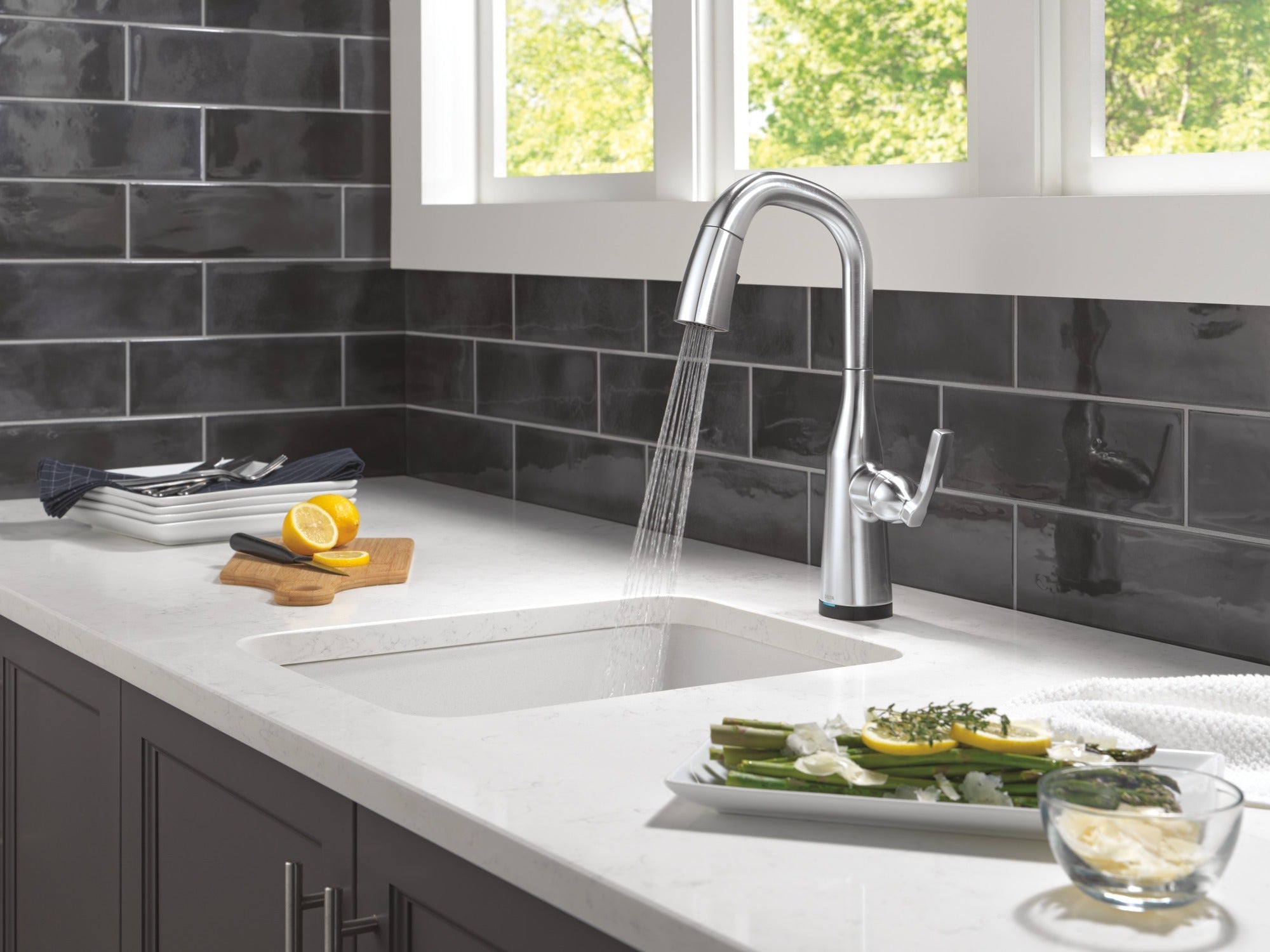 Delta Stryke® Touch2O® Bar / Prep Faucet with Touchless Technology