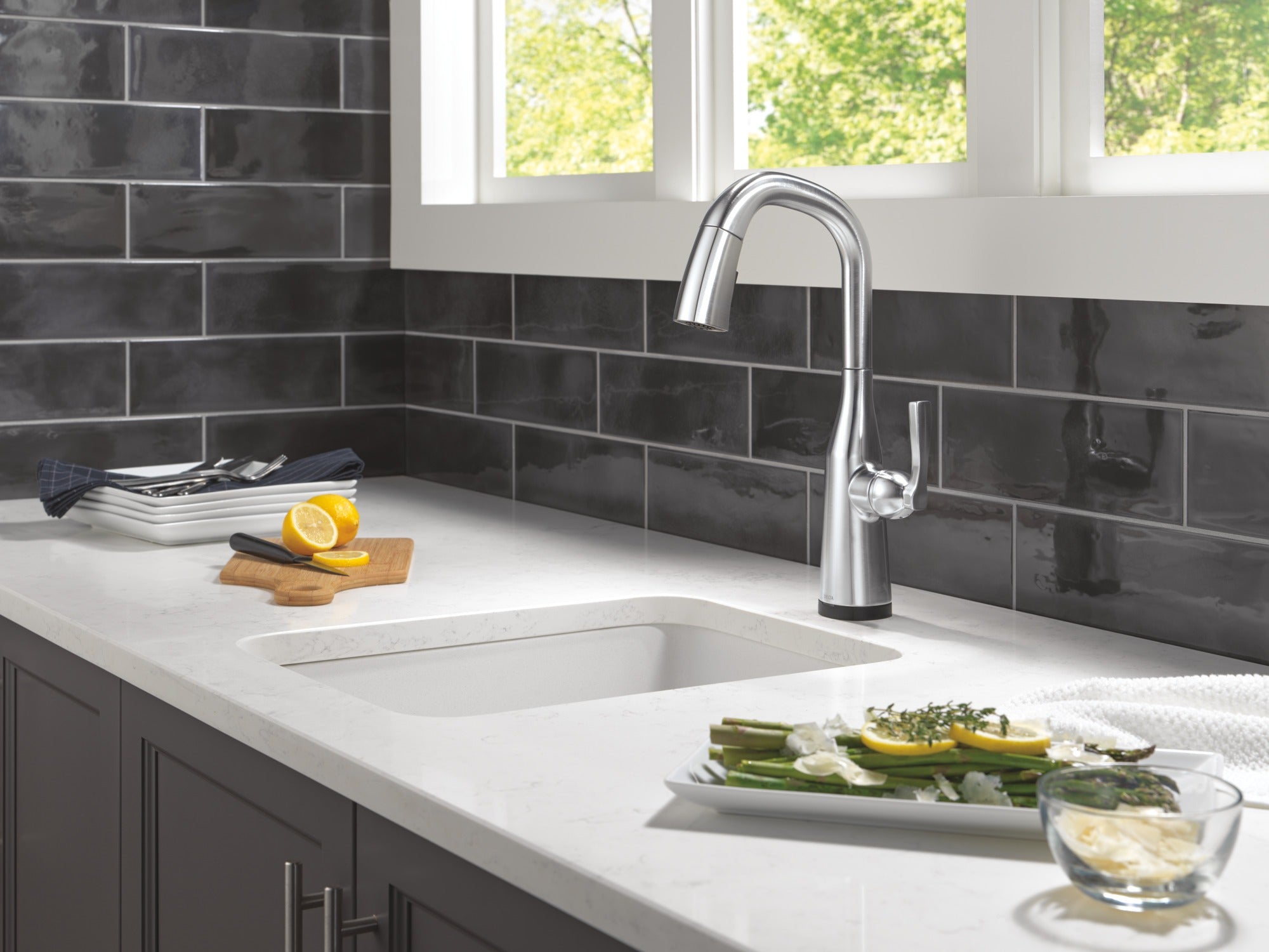 Delta Stryke® Touch2O® Bar / Prep Faucet with Touchless Technology