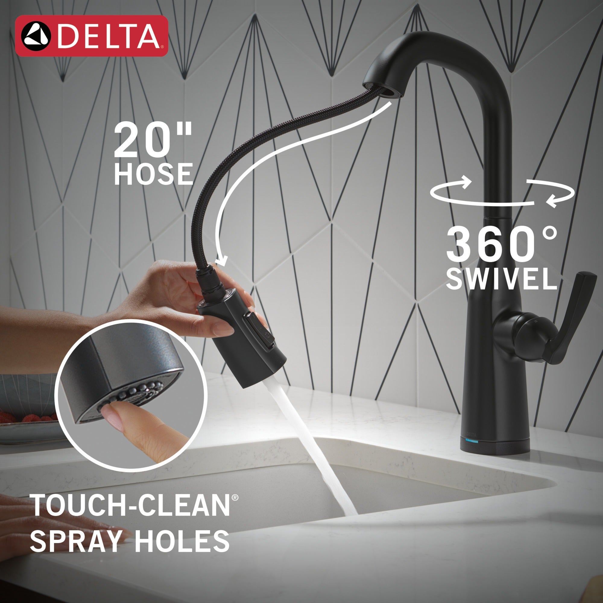 Delta Stryke® Touch2O® Bar / Prep Faucet with Touchless Technology