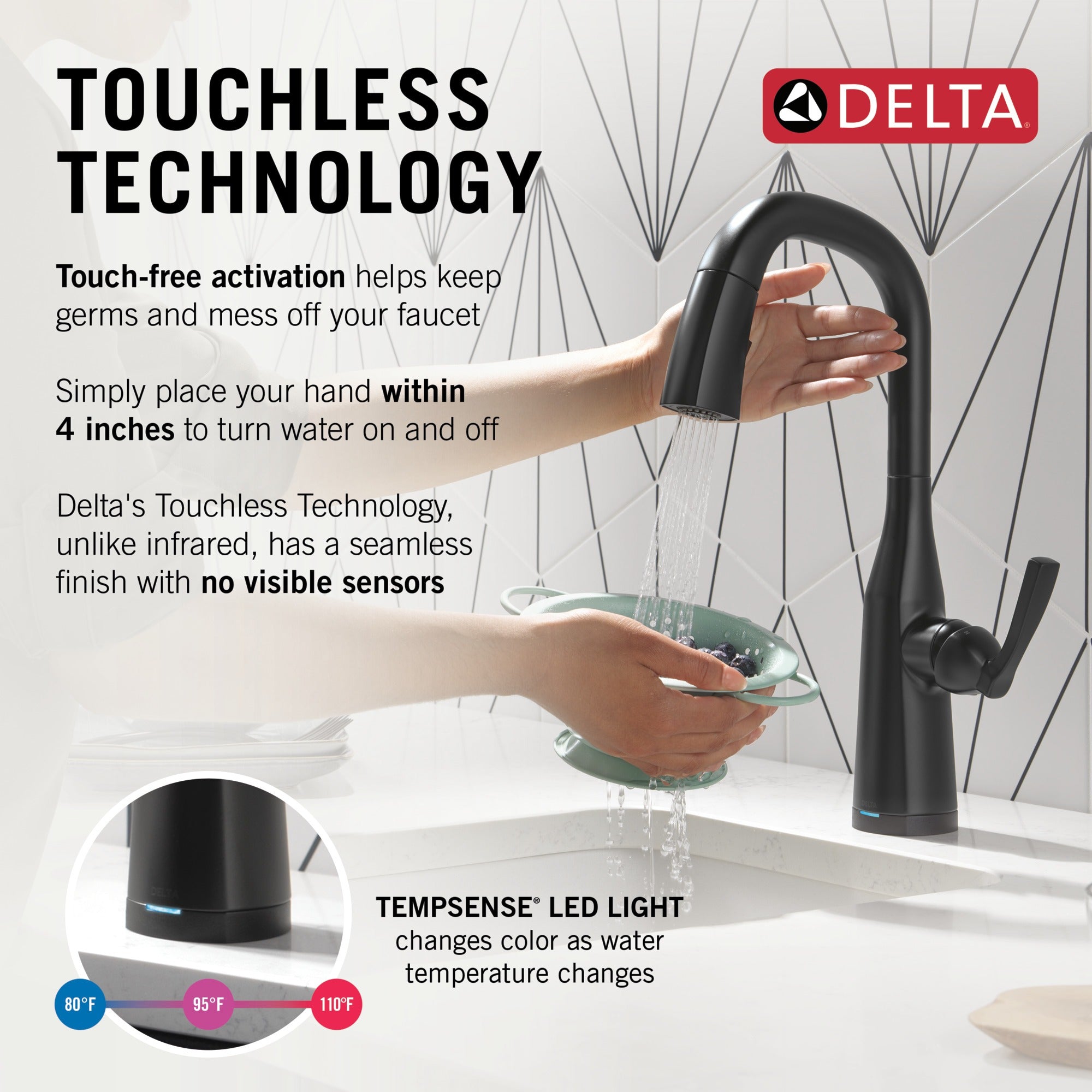 Delta Stryke® Touch2O® Bar / Prep Faucet with Touchless Technology