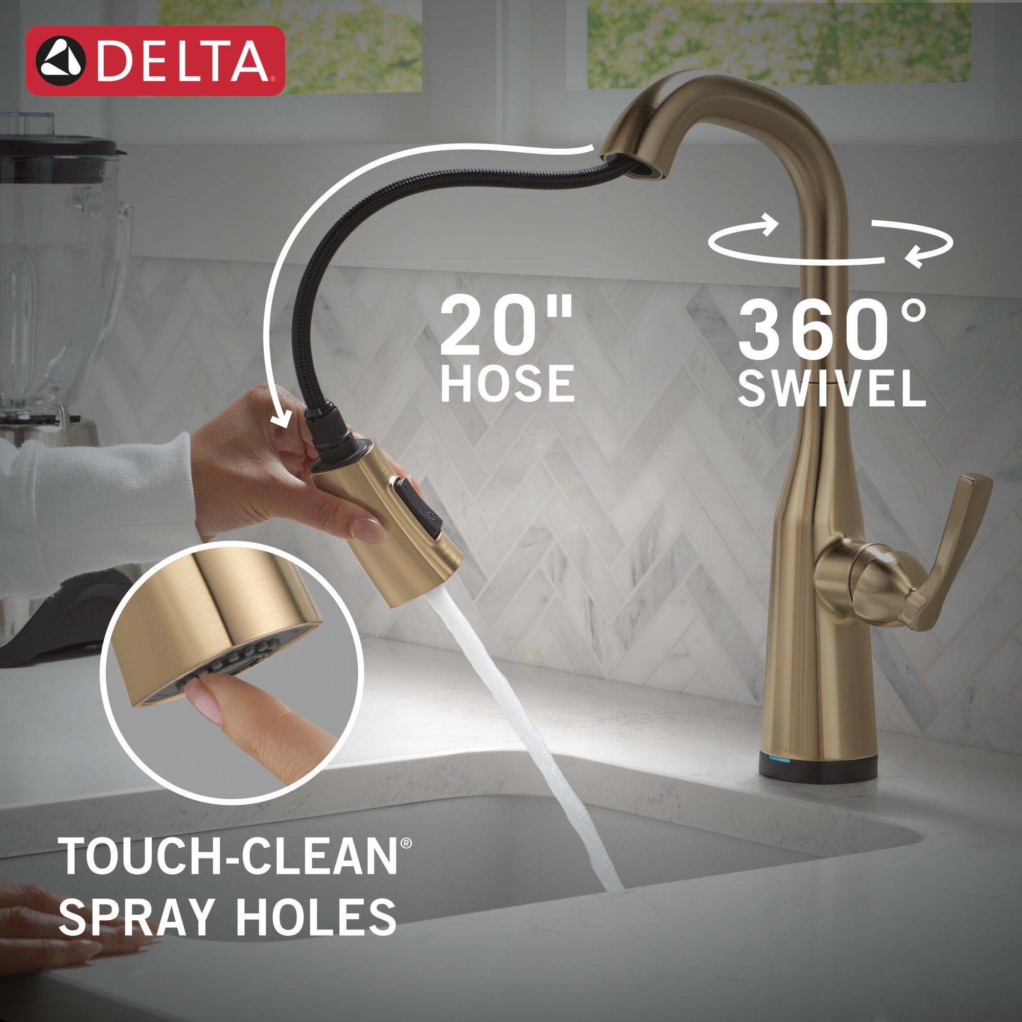 Delta Stryke® Touch2O® Bar / Prep Faucet with Touchless Technology