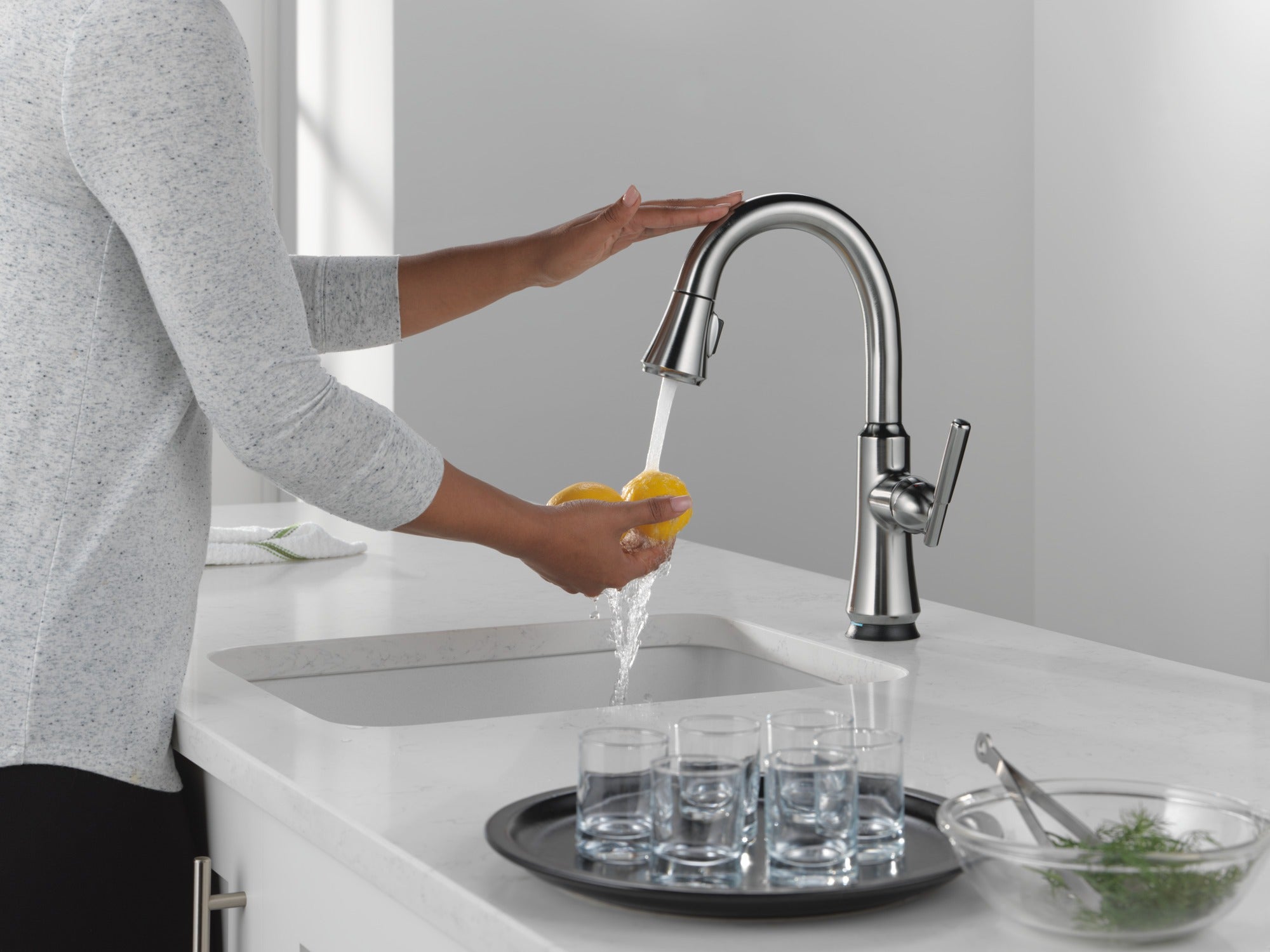 Delta Coranto® Touch2O® Bar / Prep Faucet with Touchless Technology