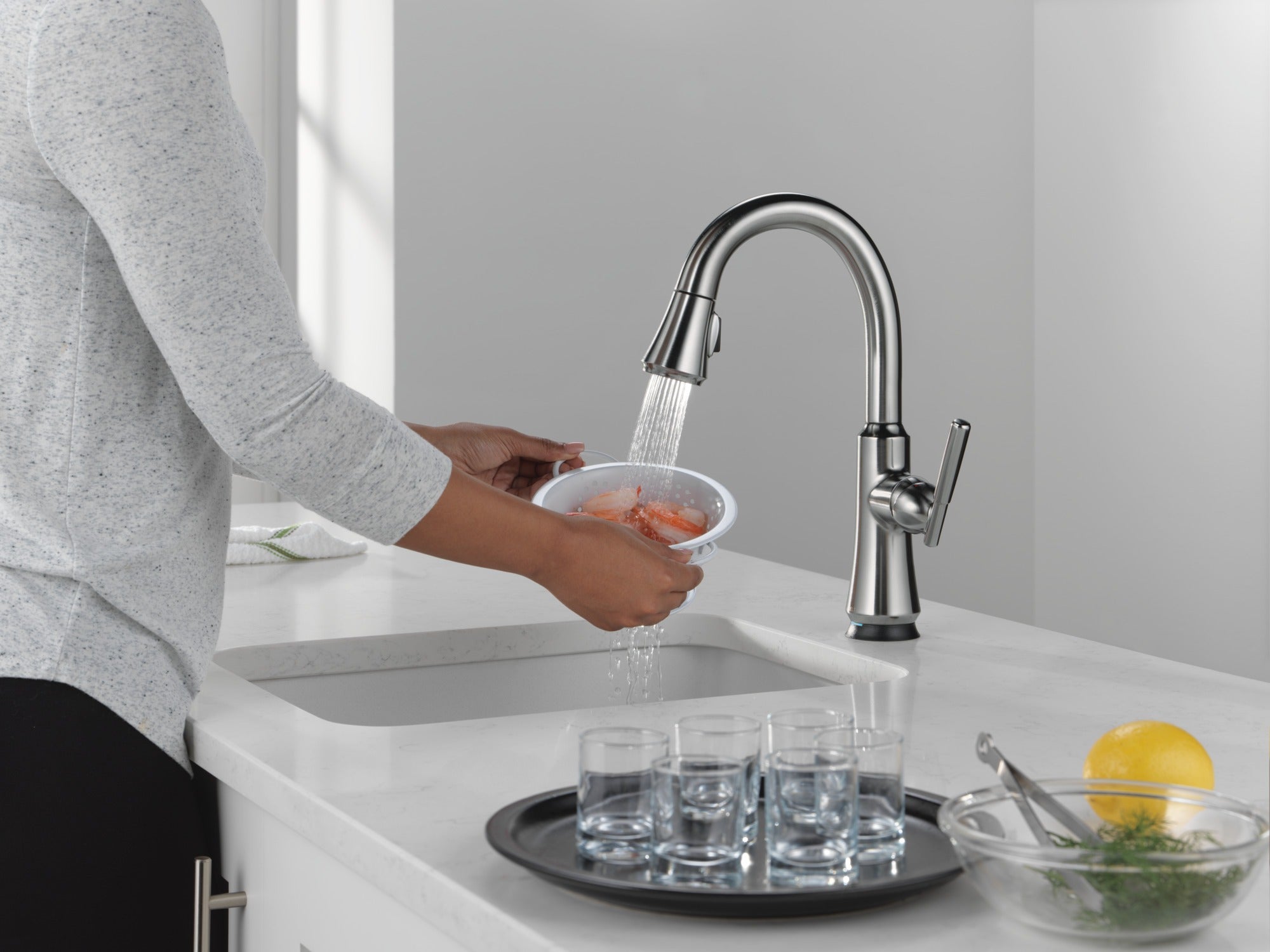 Delta Coranto® Touch2O® Bar / Prep Faucet with Touchless Technology
