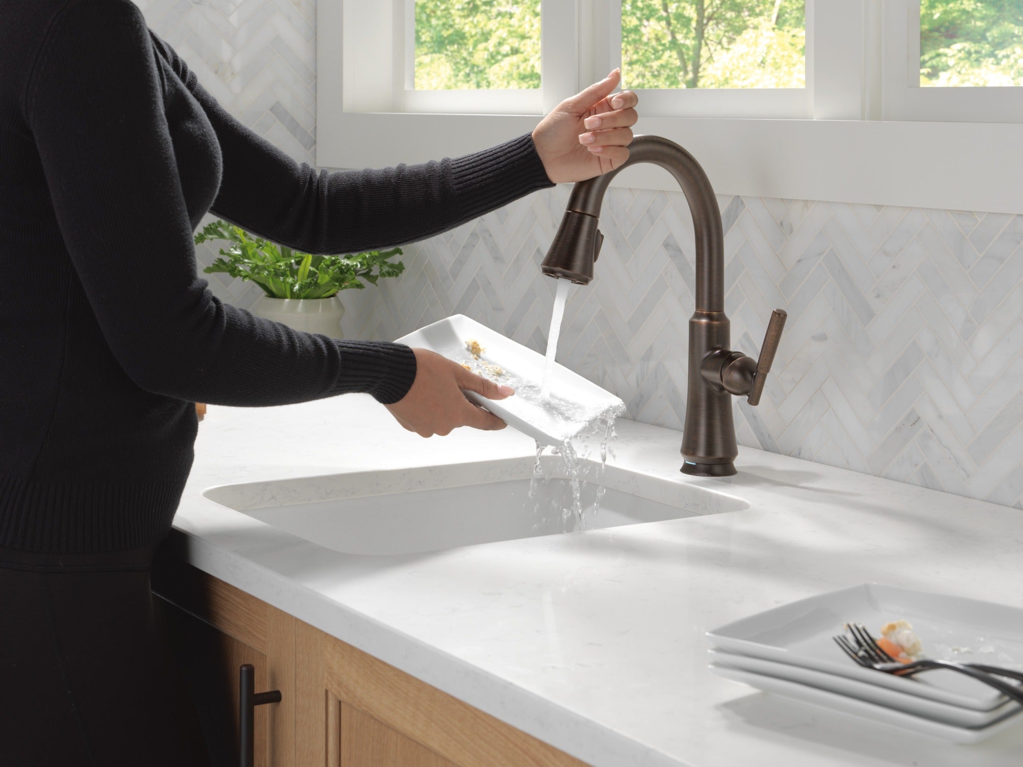 Delta Coranto® Touch2O® Bar / Prep Faucet with Touchless Technology