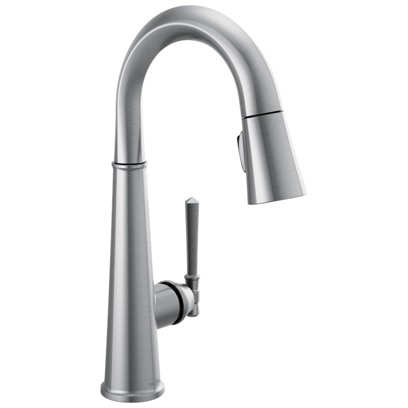 Delta Emmeline® Single Handle Pull-Down Bar / Prep Faucet