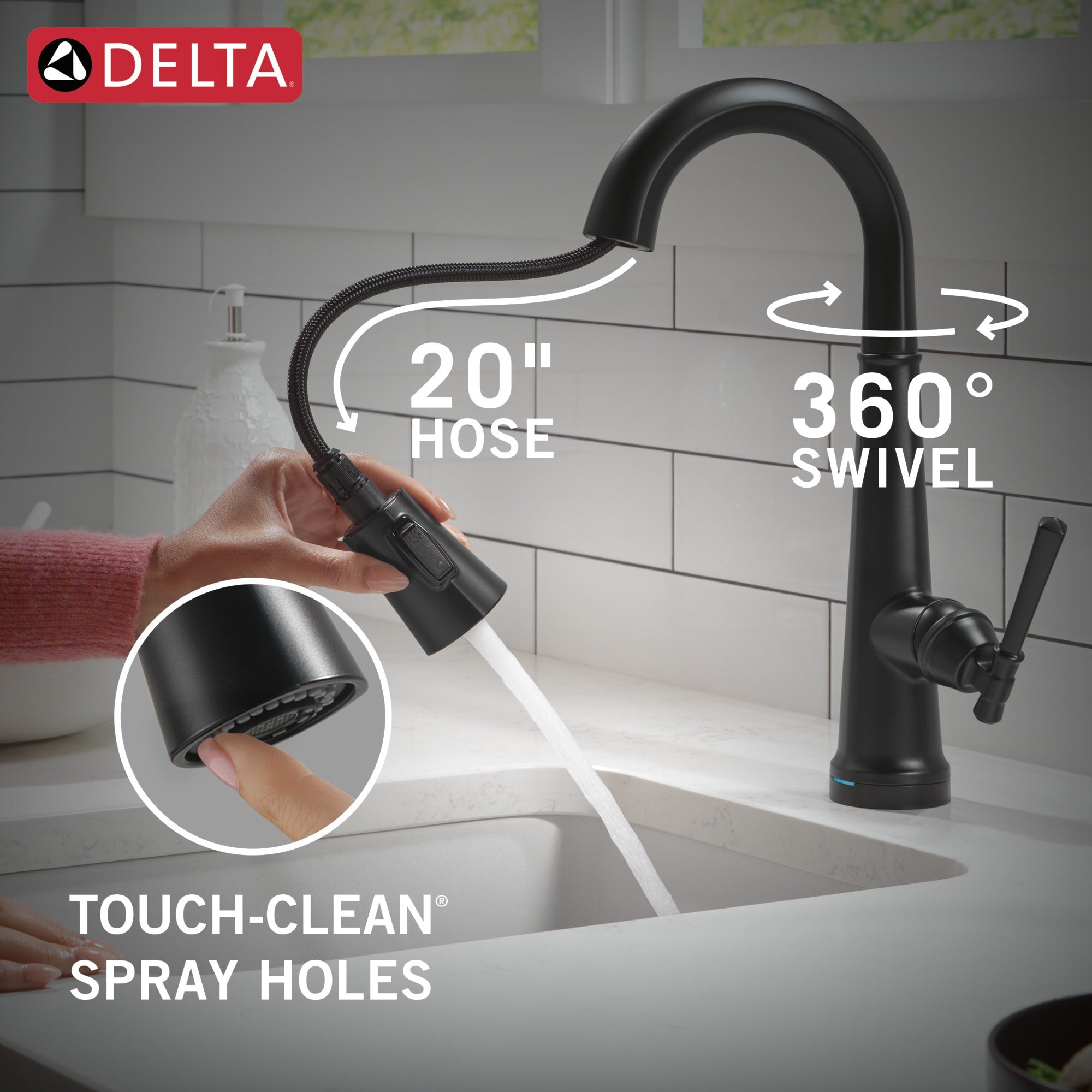 Delta Emmeline® Touch2O® Bar / Prep Faucet with Touchless Technology