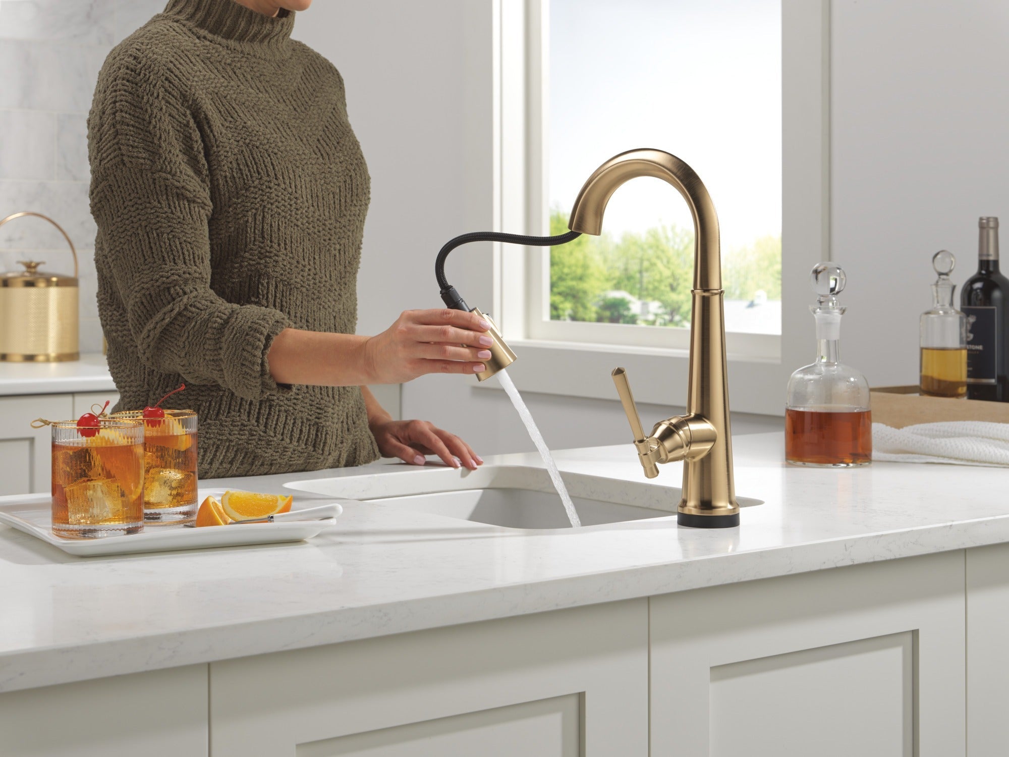 Delta Emmeline® Touch2O® Bar / Prep Faucet with Touchless Technology