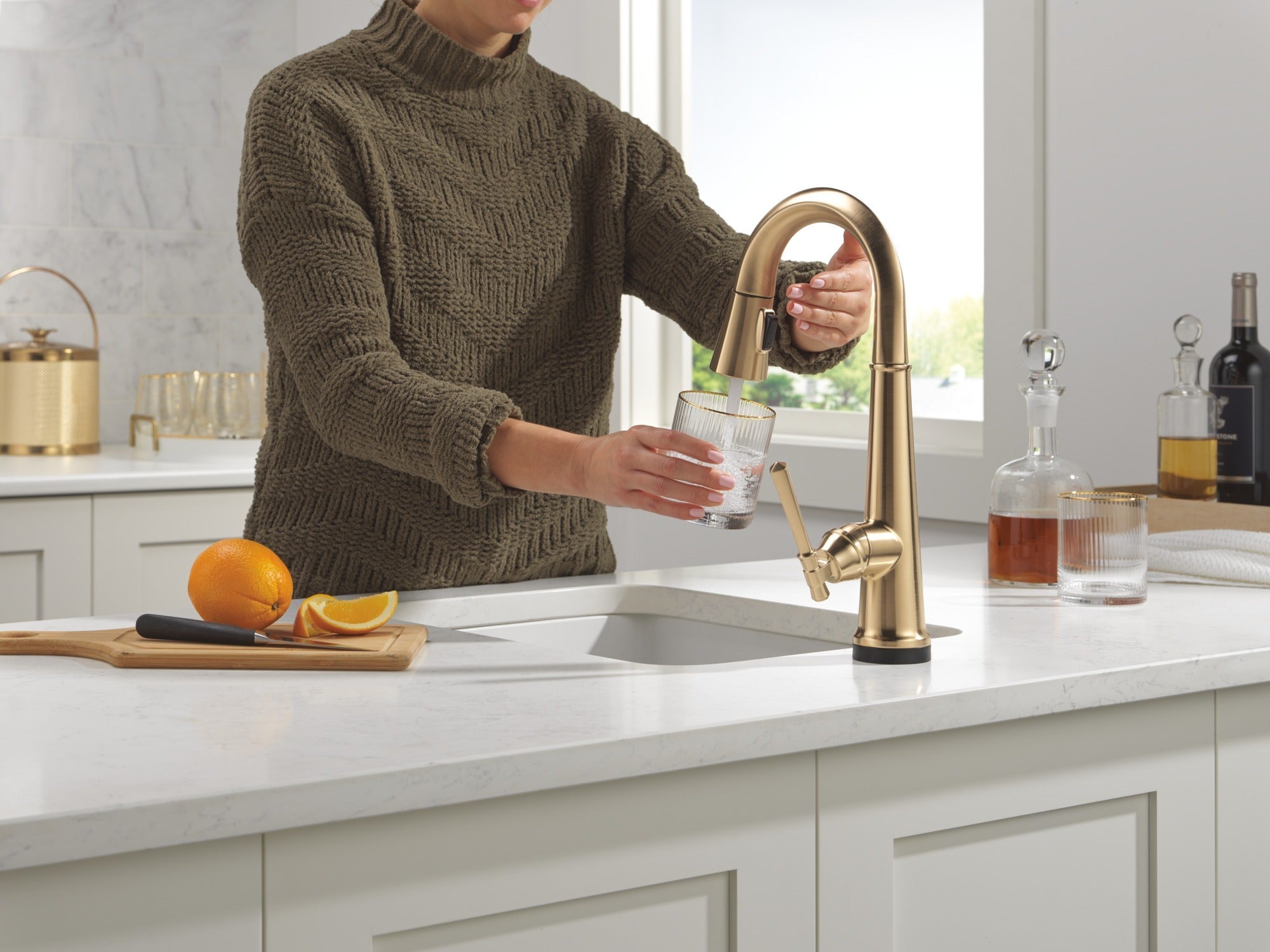 Delta Emmeline® Touch2O® Bar / Prep Faucet with Touchless Technology