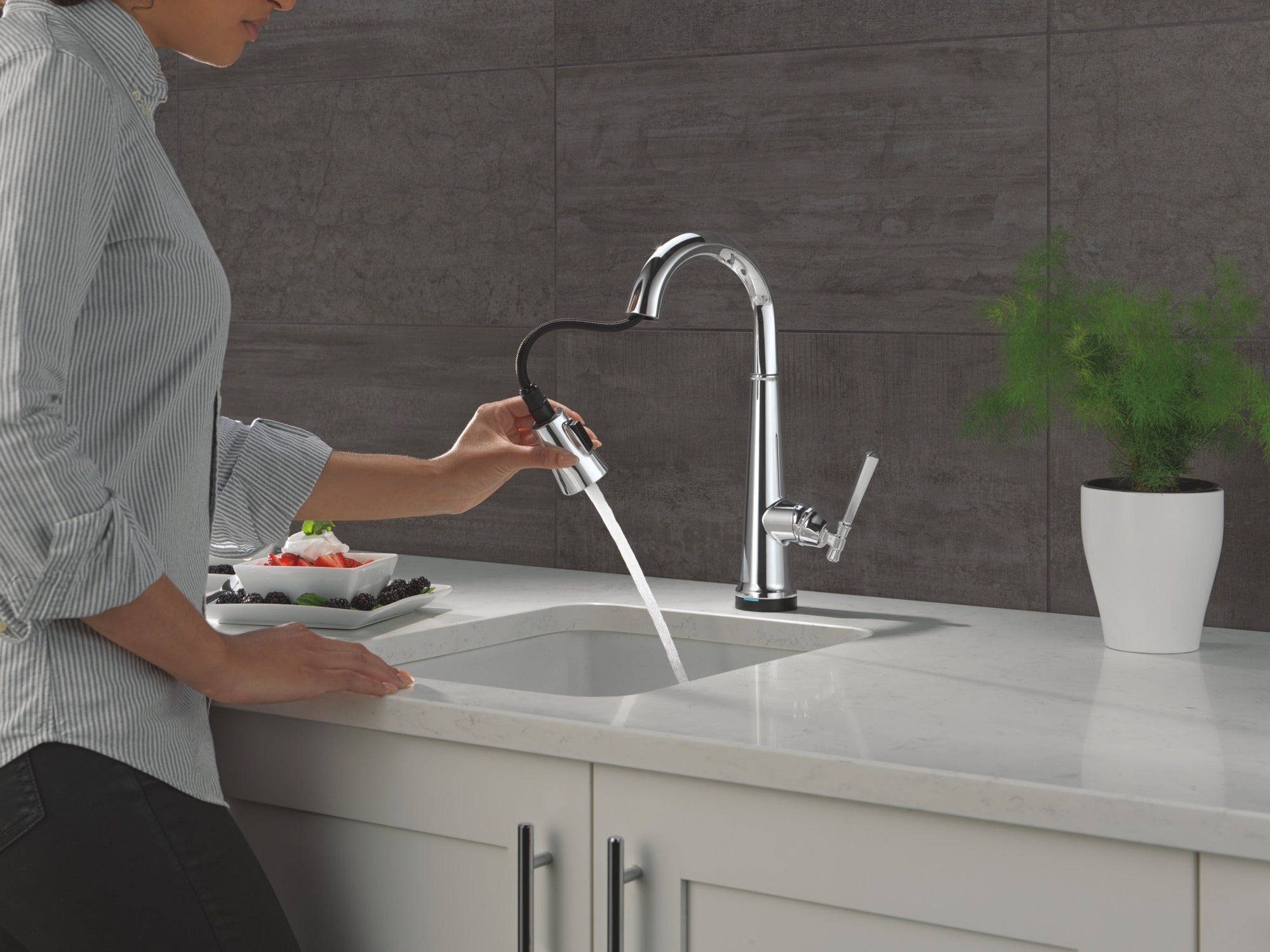 Delta Emmeline® Touch2O® Bar / Prep Faucet with Touchless Technology