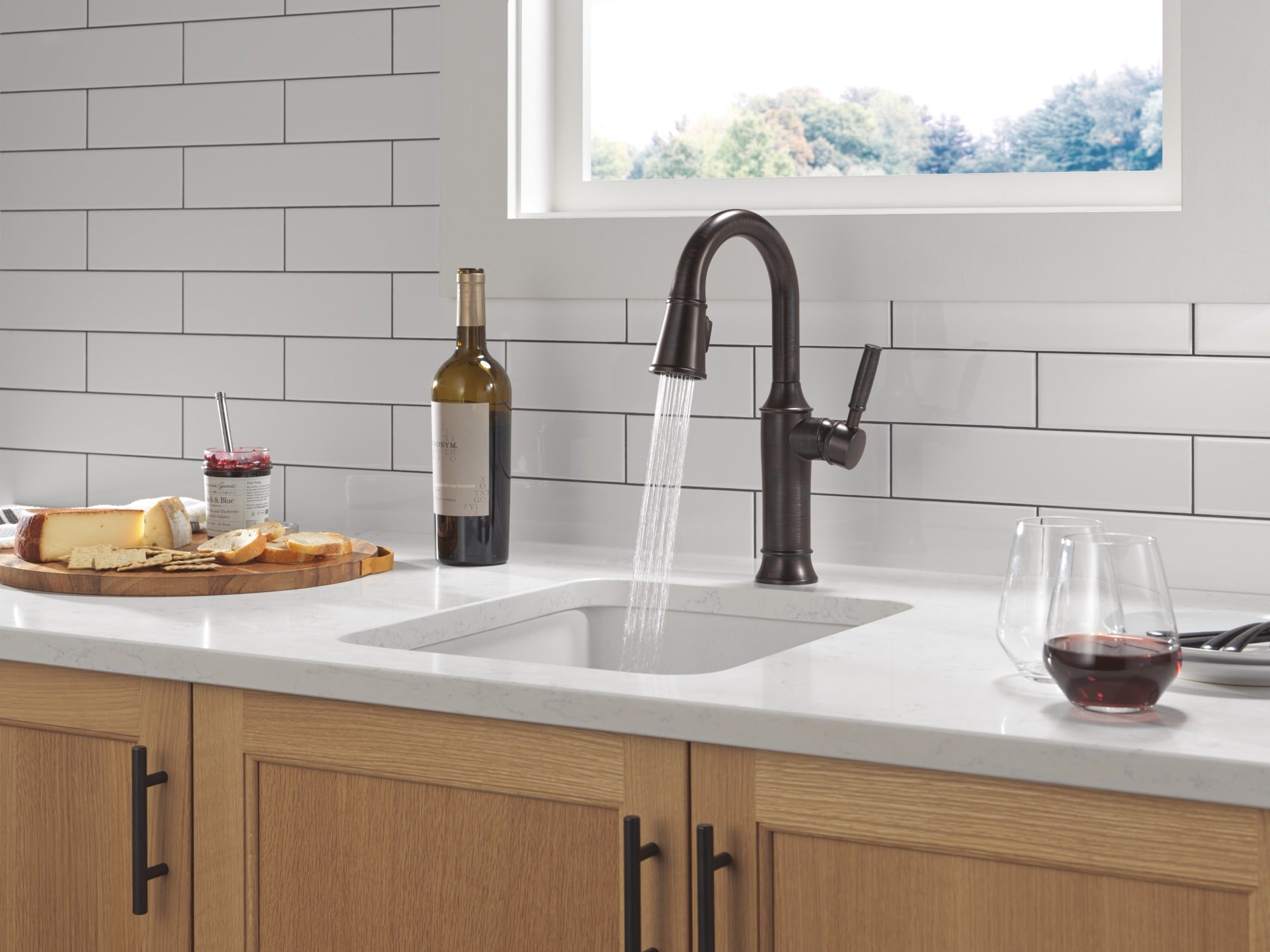 Delta Renaldi™ Single Handle Pull-Down Bar / Prep Faucet