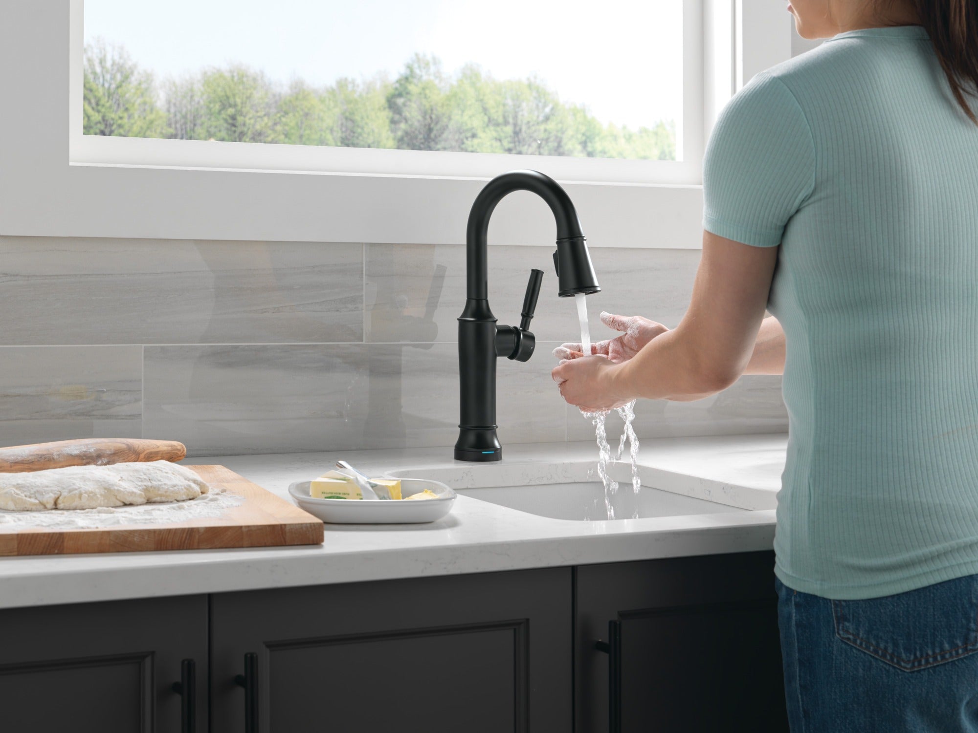 Delta Renaldi™ Touch2O® Bar / Prep Faucet with Touchless Technology