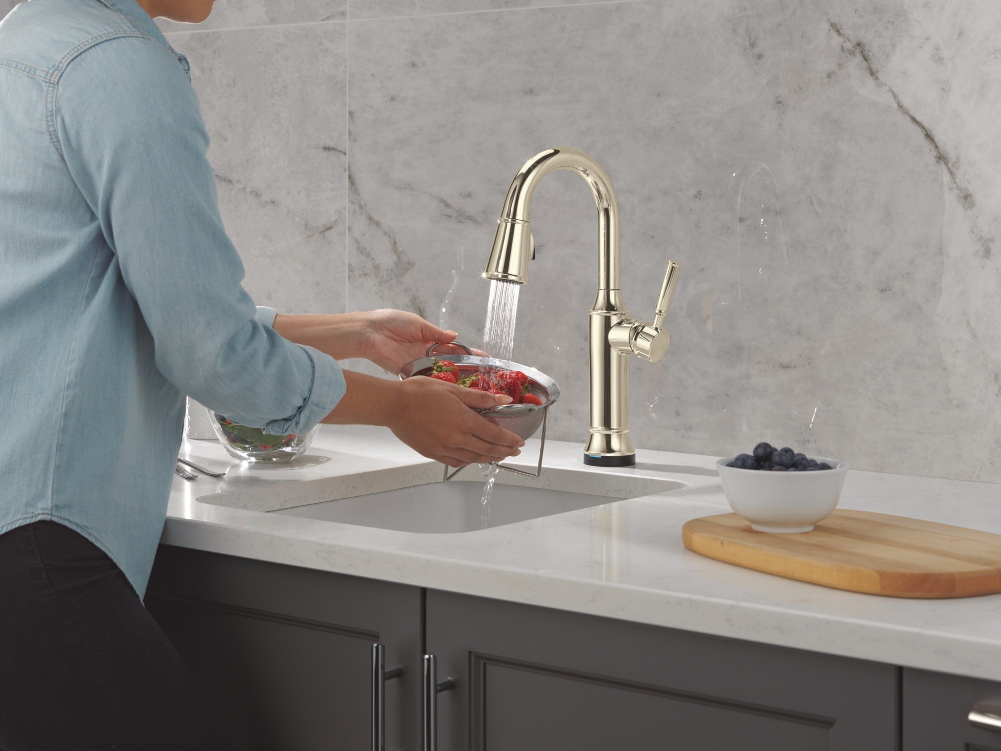 Delta Renaldi™ Touch2O® Bar / Prep Faucet with Touchless Technology