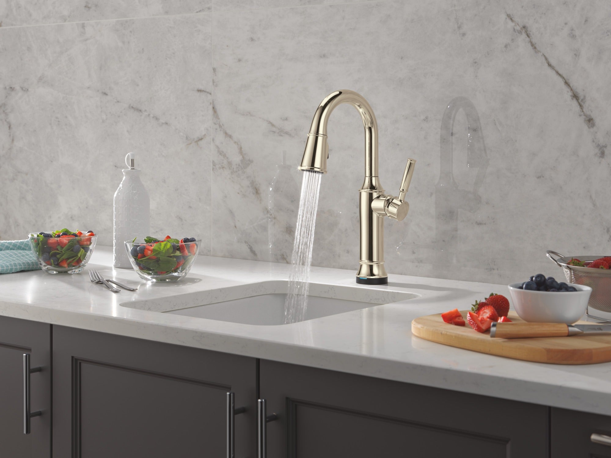 Delta Renaldi™ Touch2O® Bar / Prep Faucet with Touchless Technology